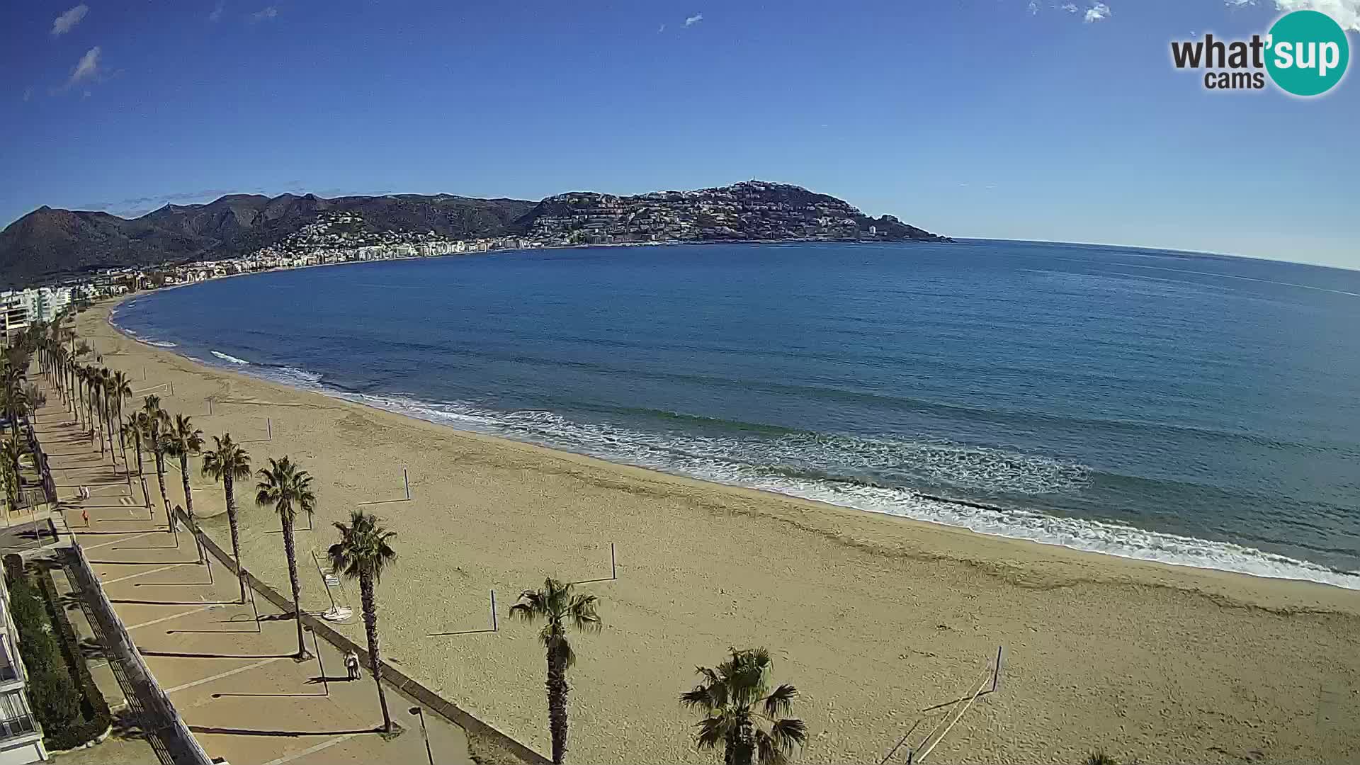 Live cam Roses  – Costa Brava spiaggia – Hotel MonteCarlo