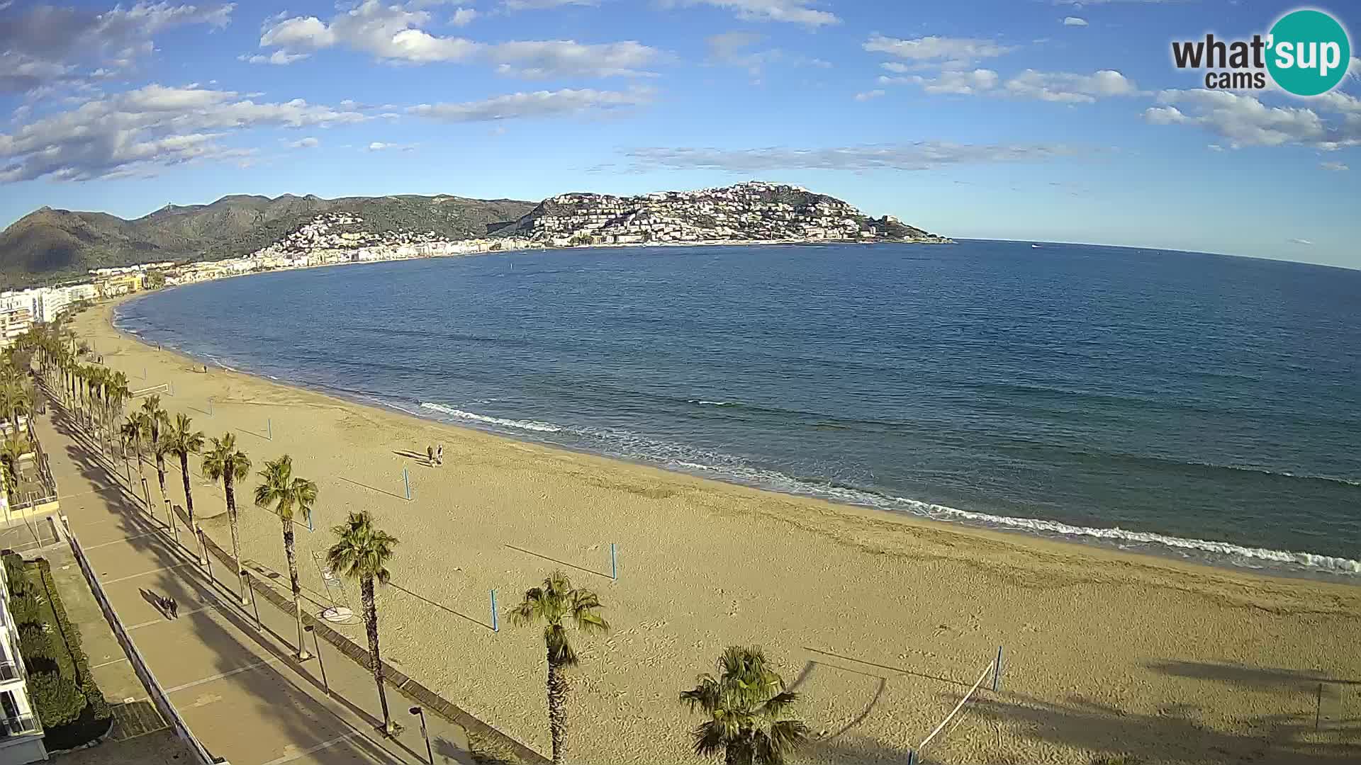 Live cam Roses  – Costa Brava spiaggia – Hotel MonteCarlo