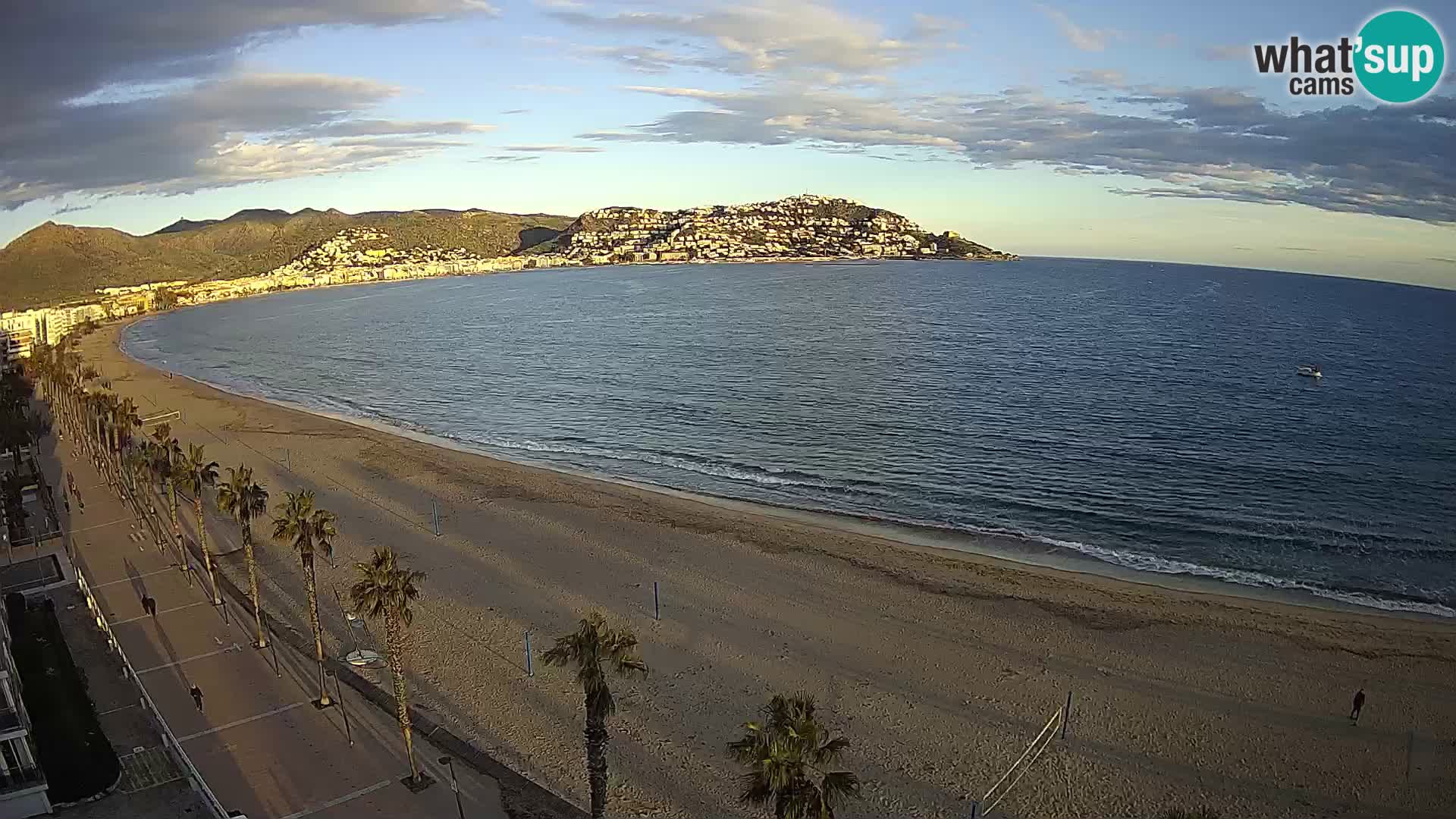 Webcam Costa Brava Roses Strand – Montecarlo Hotel livecam Spanien