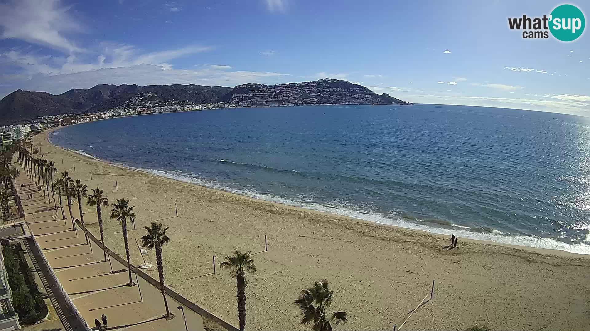 Webcam Costa Brava Roses Strand – Montecarlo Hotel livecam Spanien