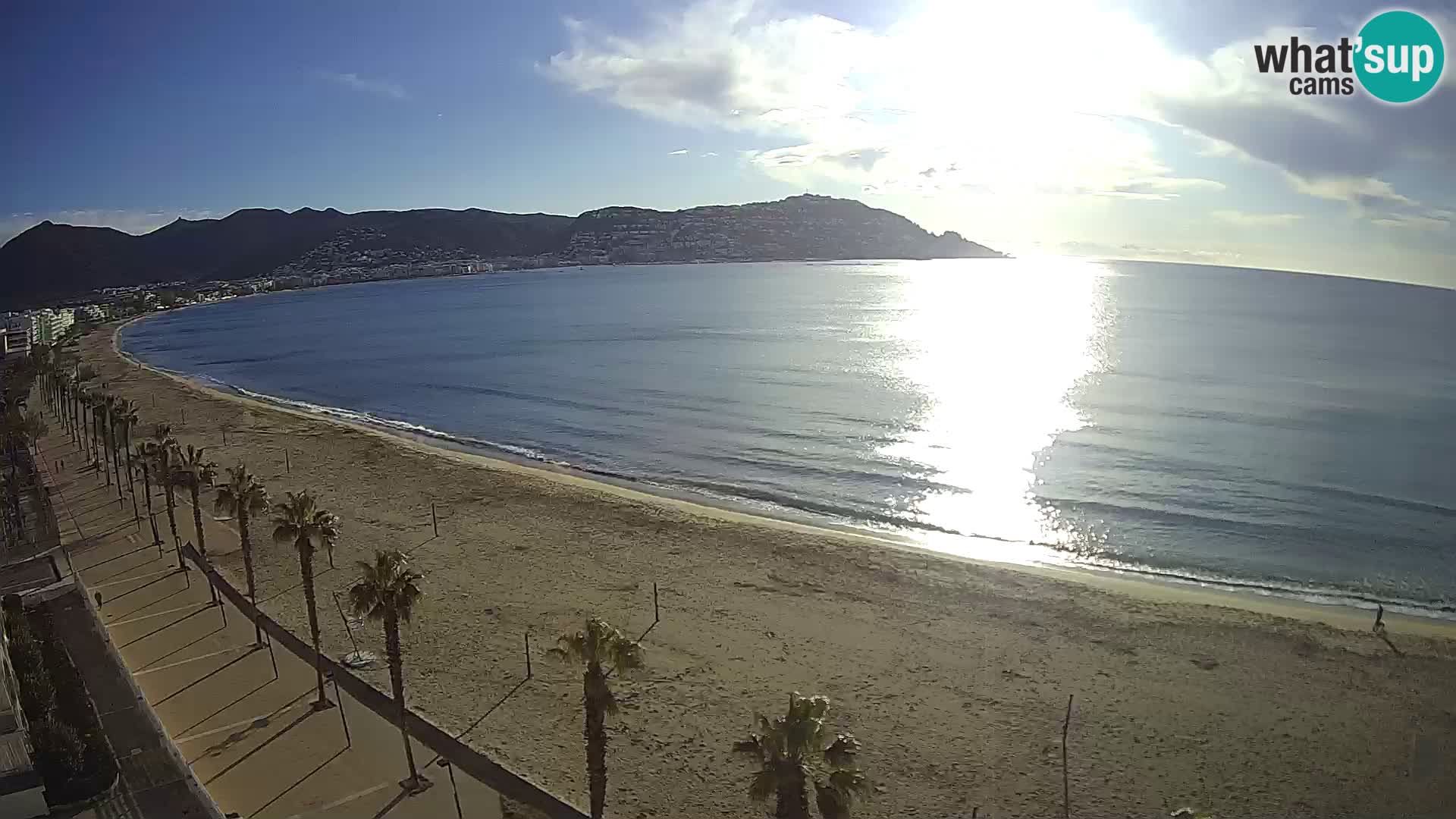 Roses camera en vivo playa Costa Brava- Hotel MonteCarlo