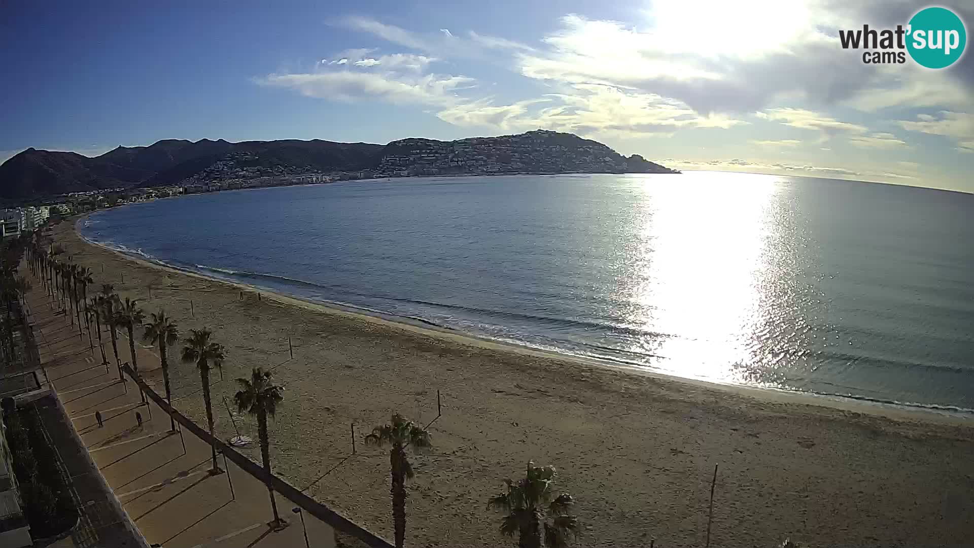 Webcam Costa Brava Roses Strand – Montecarlo Hotel livecam Spanien