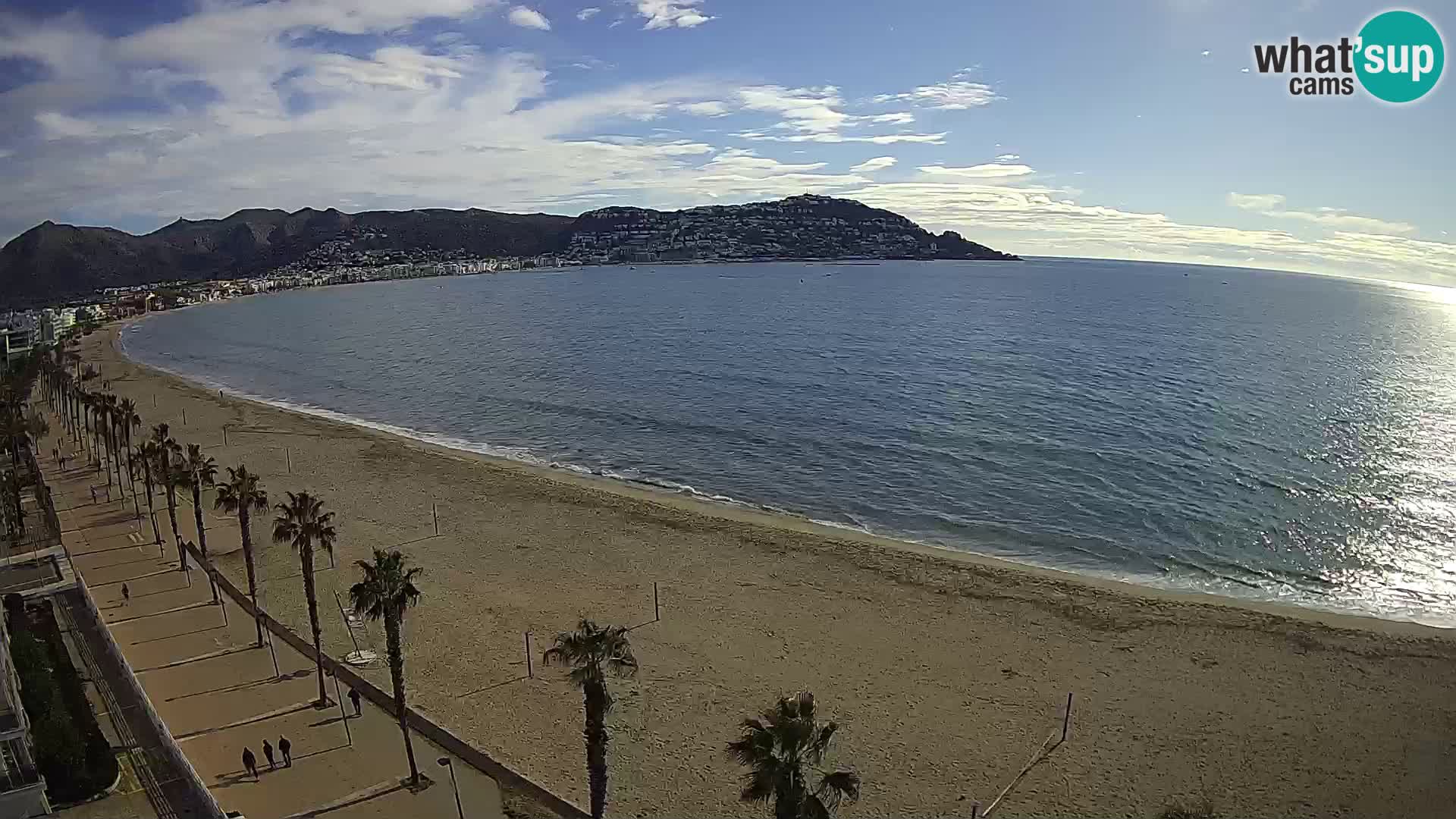 LIVEcam Roses plage Costa Brava – Hotel Montecarlo webcam Espagne
