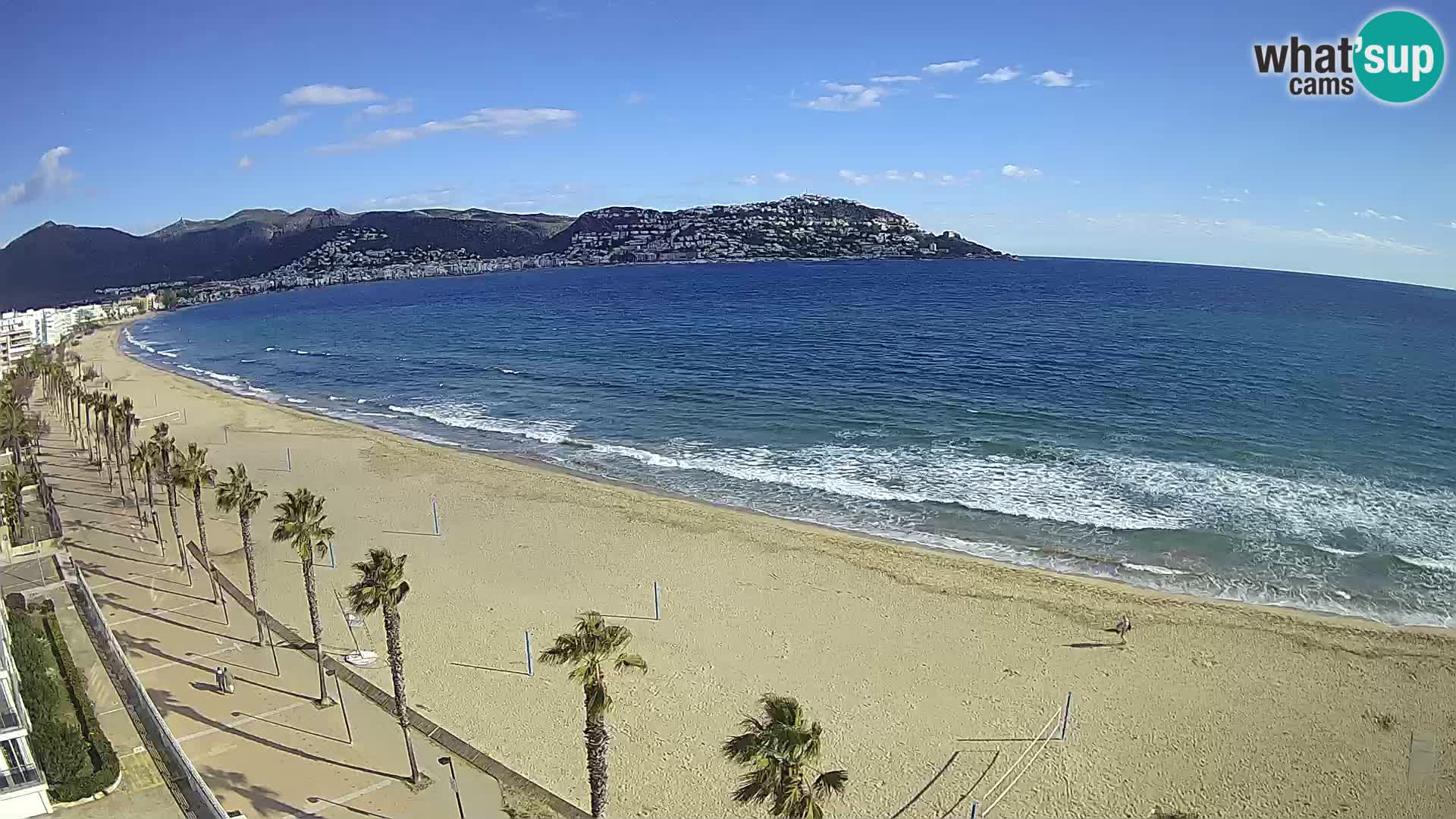 Webcam Costa Brava Roses Strand – Montecarlo Hotel livecam Spanien