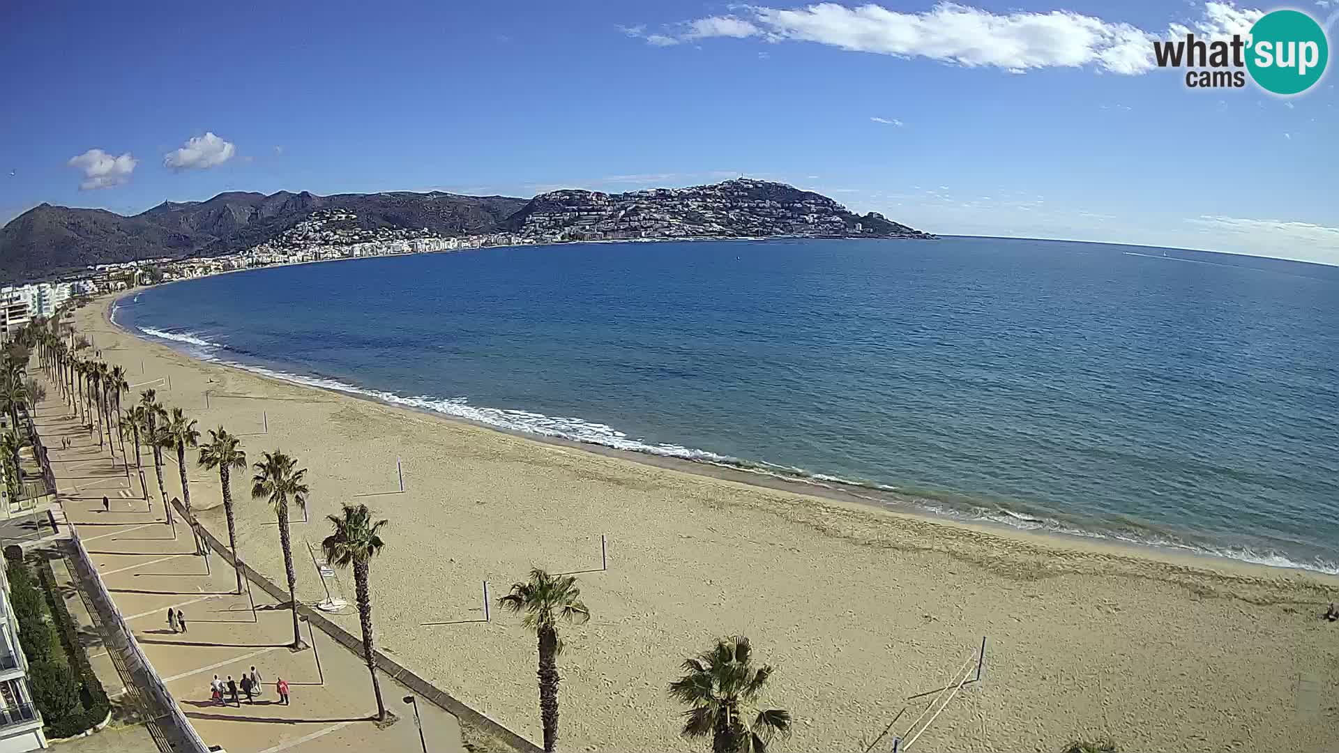 Live cam Roses  – Costa Brava spiaggia – Hotel MonteCarlo