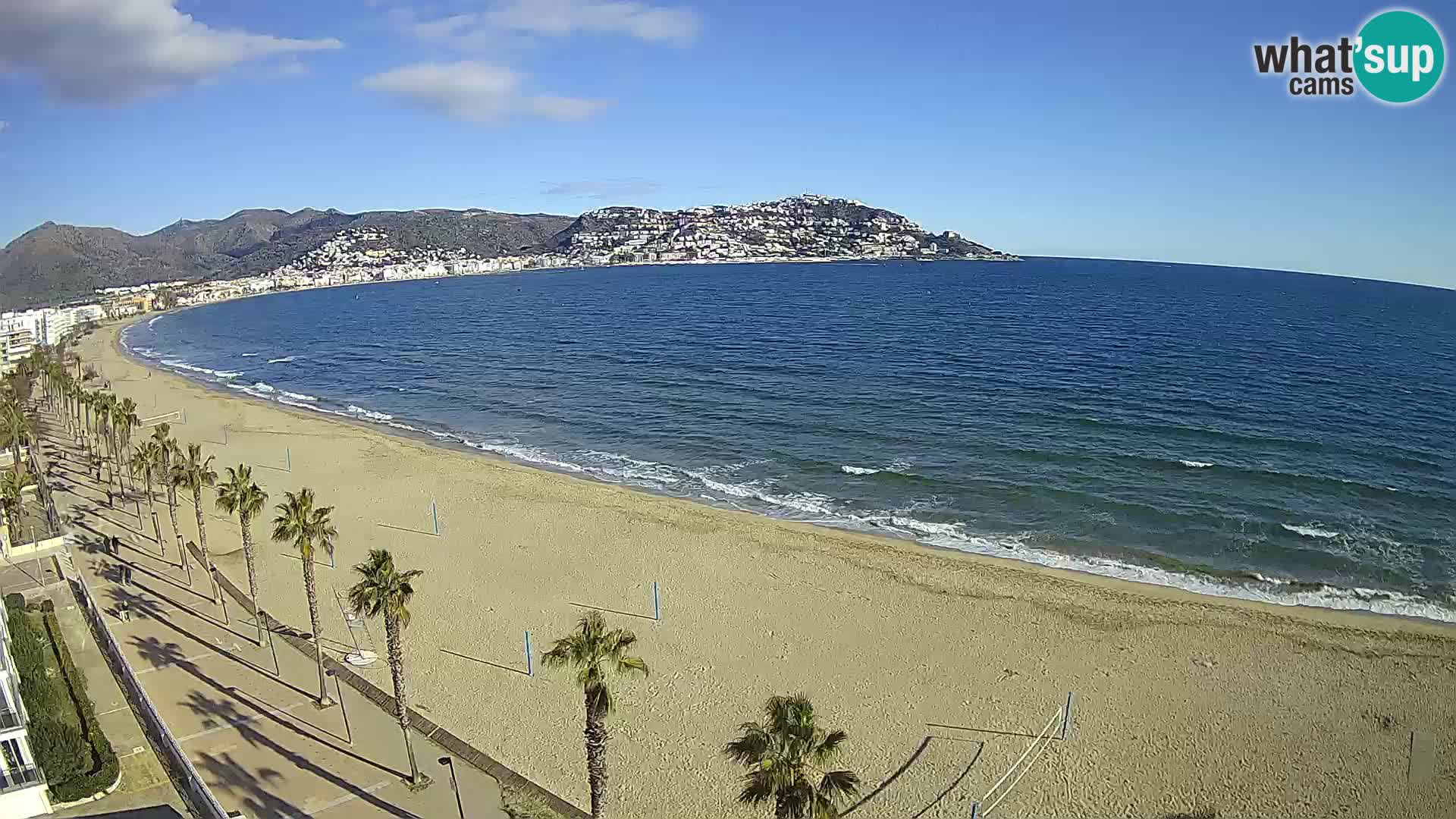 Live cam Roses  – Costa Brava spiaggia – Hotel MonteCarlo