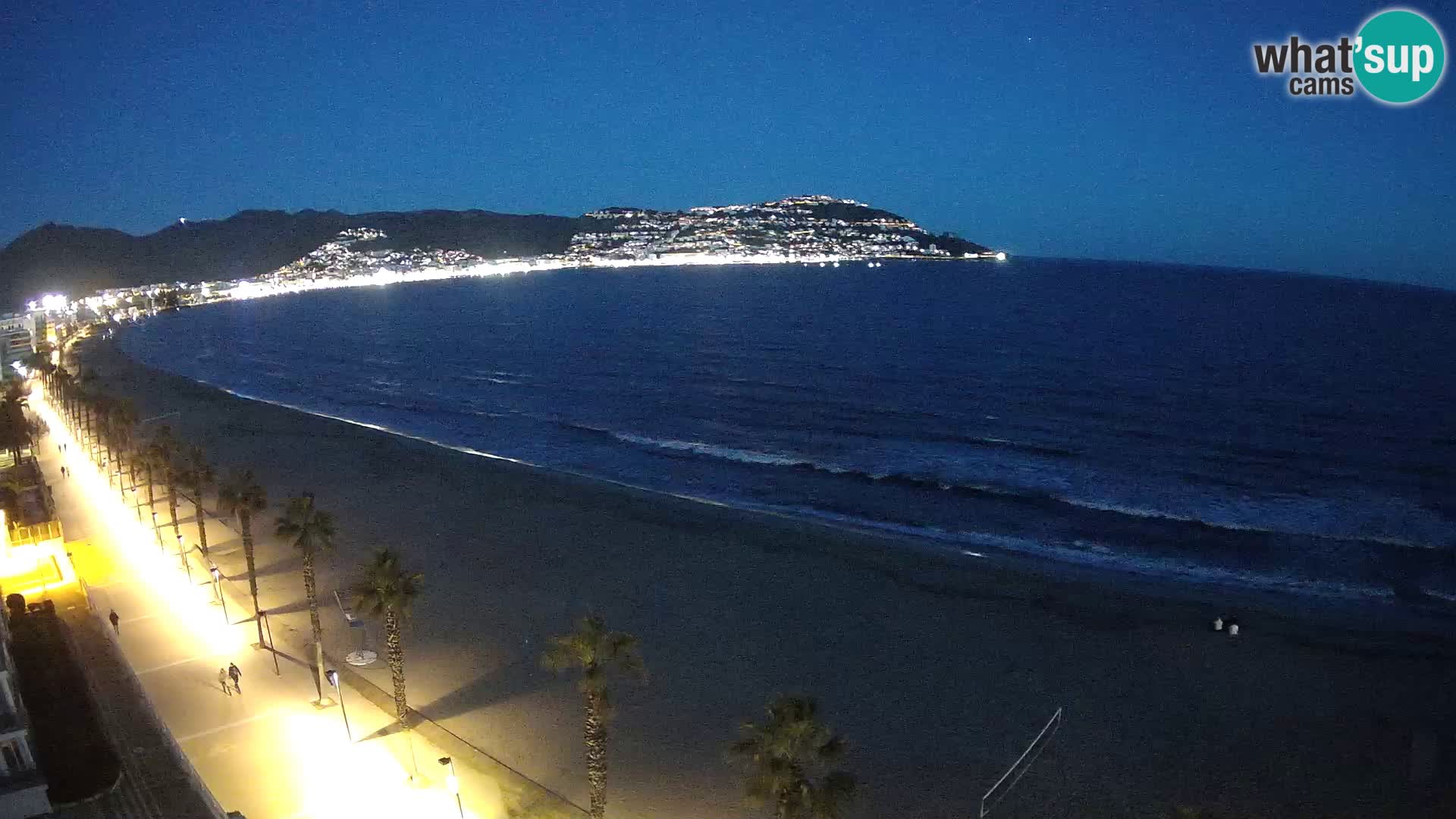 LIVEcam Roses plage Costa Brava – Hotel Montecarlo webcam Espagne
