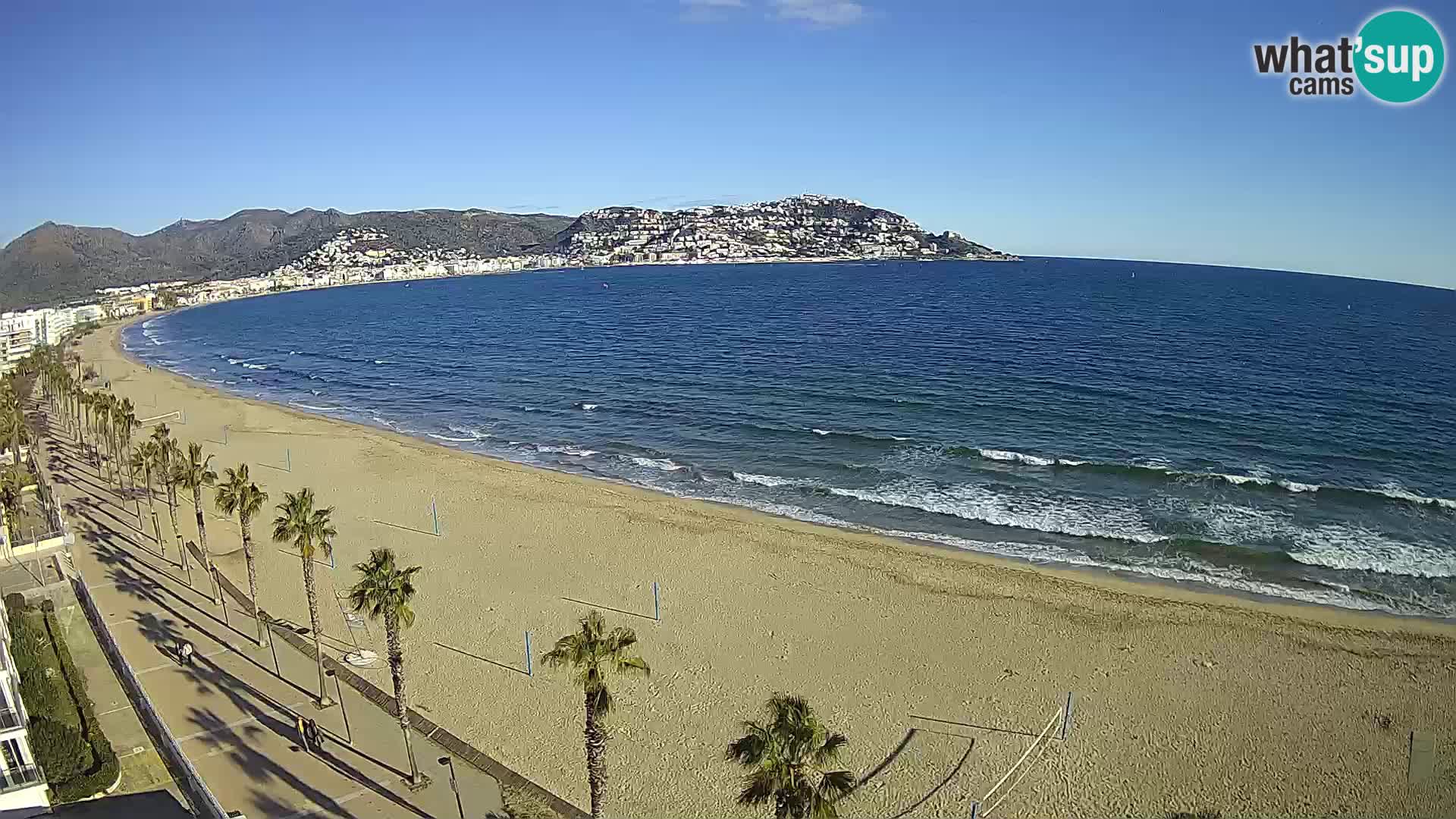 Webcam Costa Brava Roses Strand – Montecarlo Hotel livecam Spanien