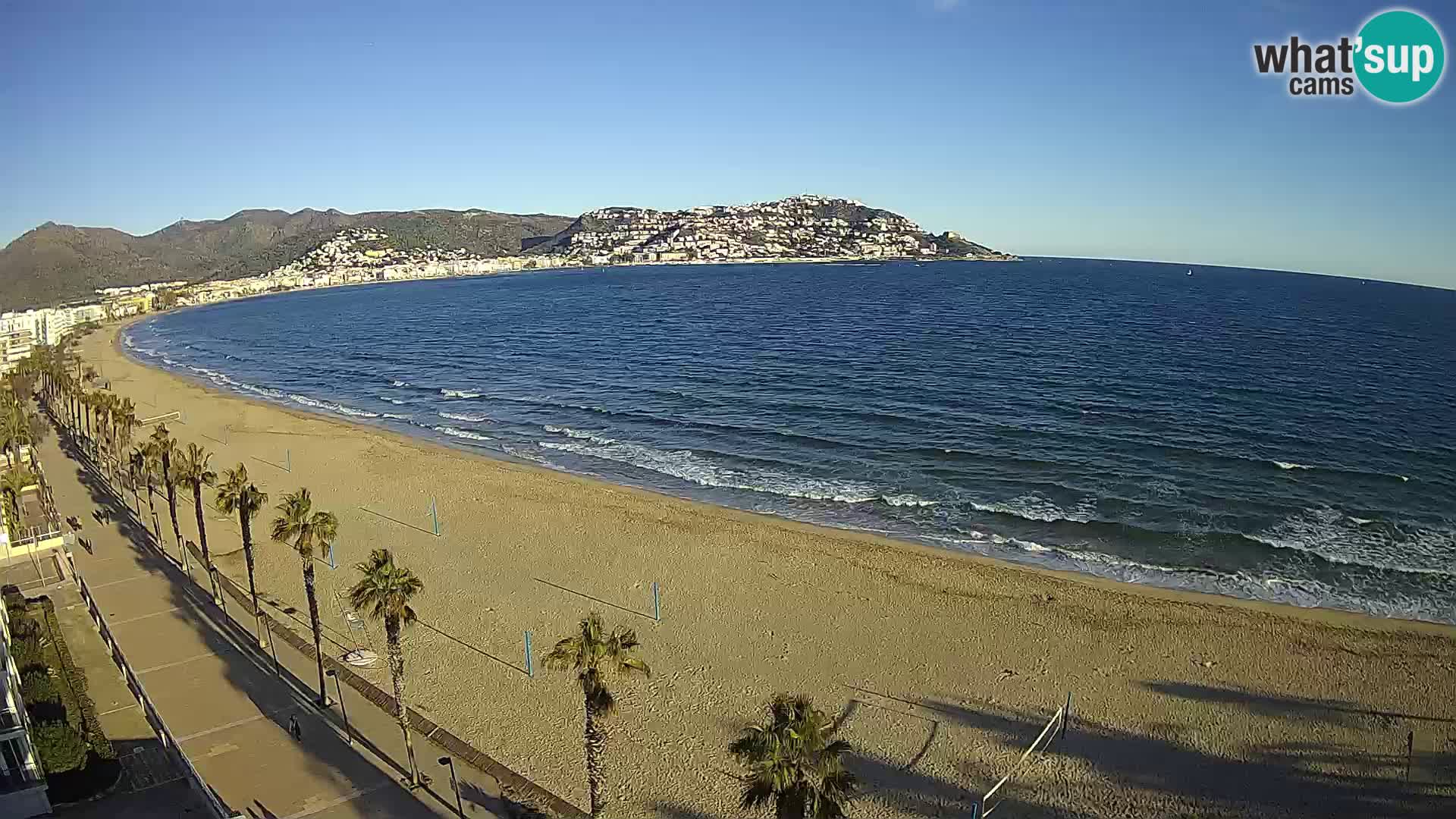 Live cam Roses  – Costa Brava spiaggia – Hotel MonteCarlo