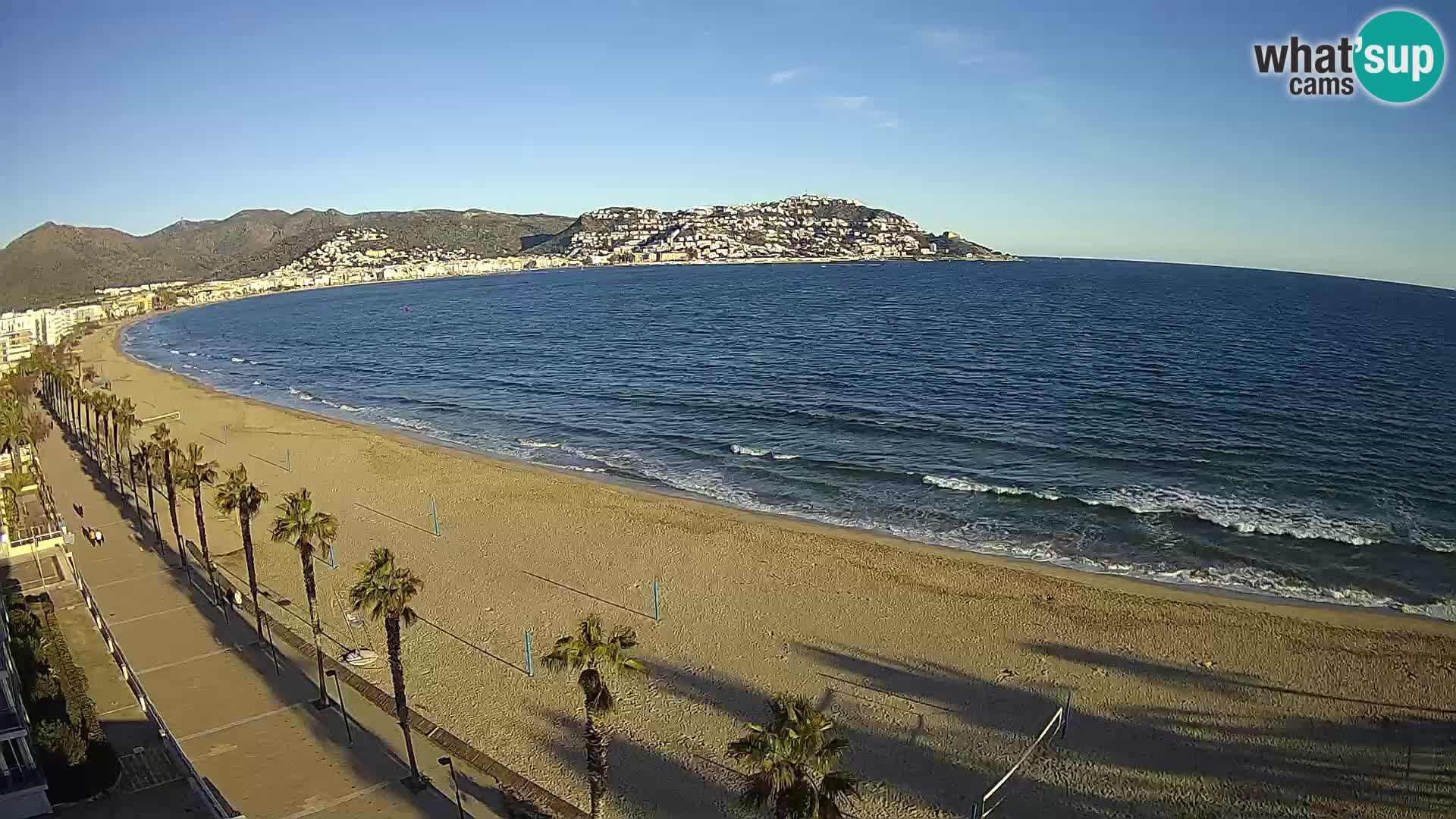 Roses camera en vivo playa Costa Brava- Hotel MonteCarlo