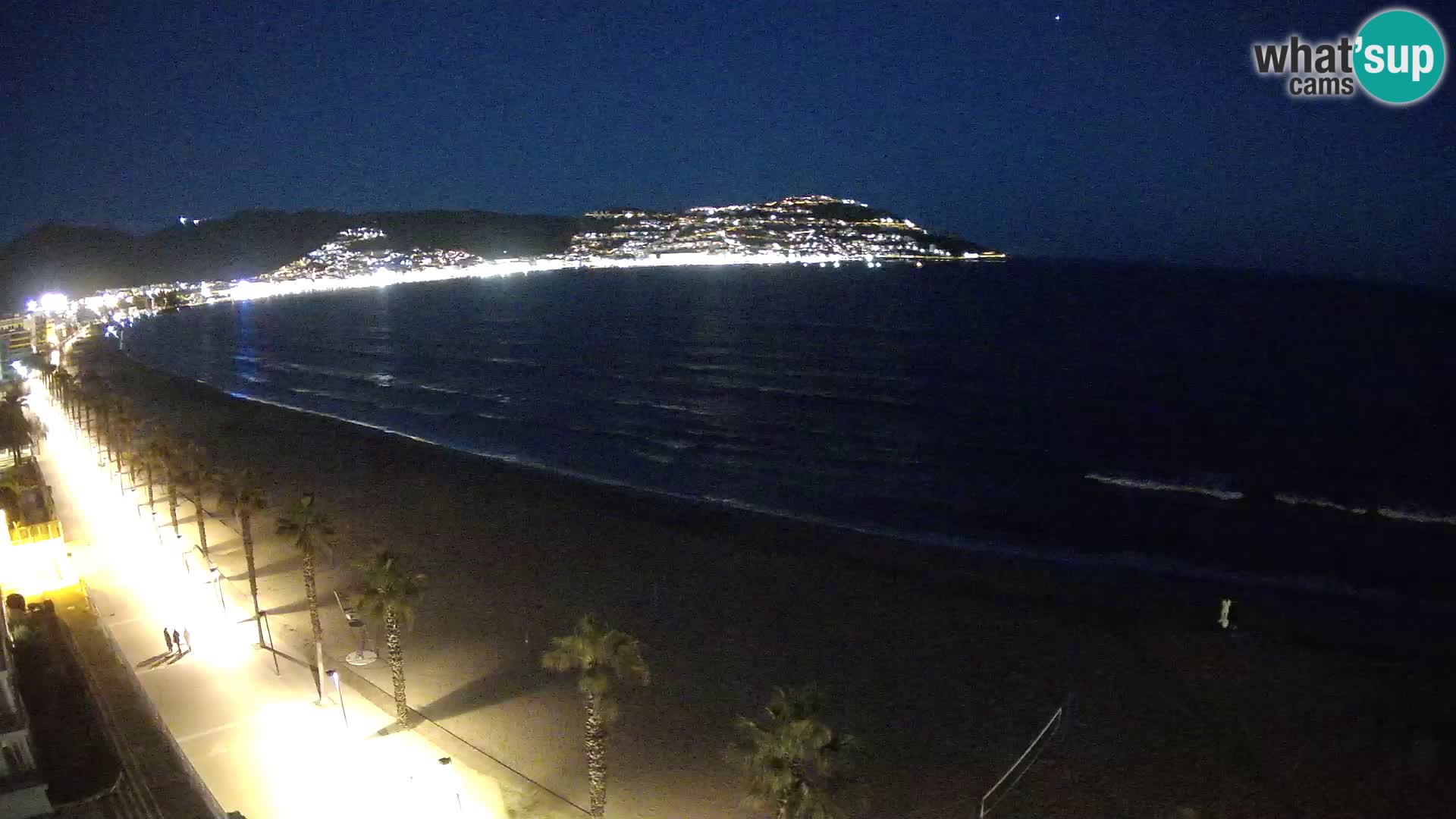 LIVEcam Roses plage Costa Brava – Hotel Montecarlo webcam Espagne