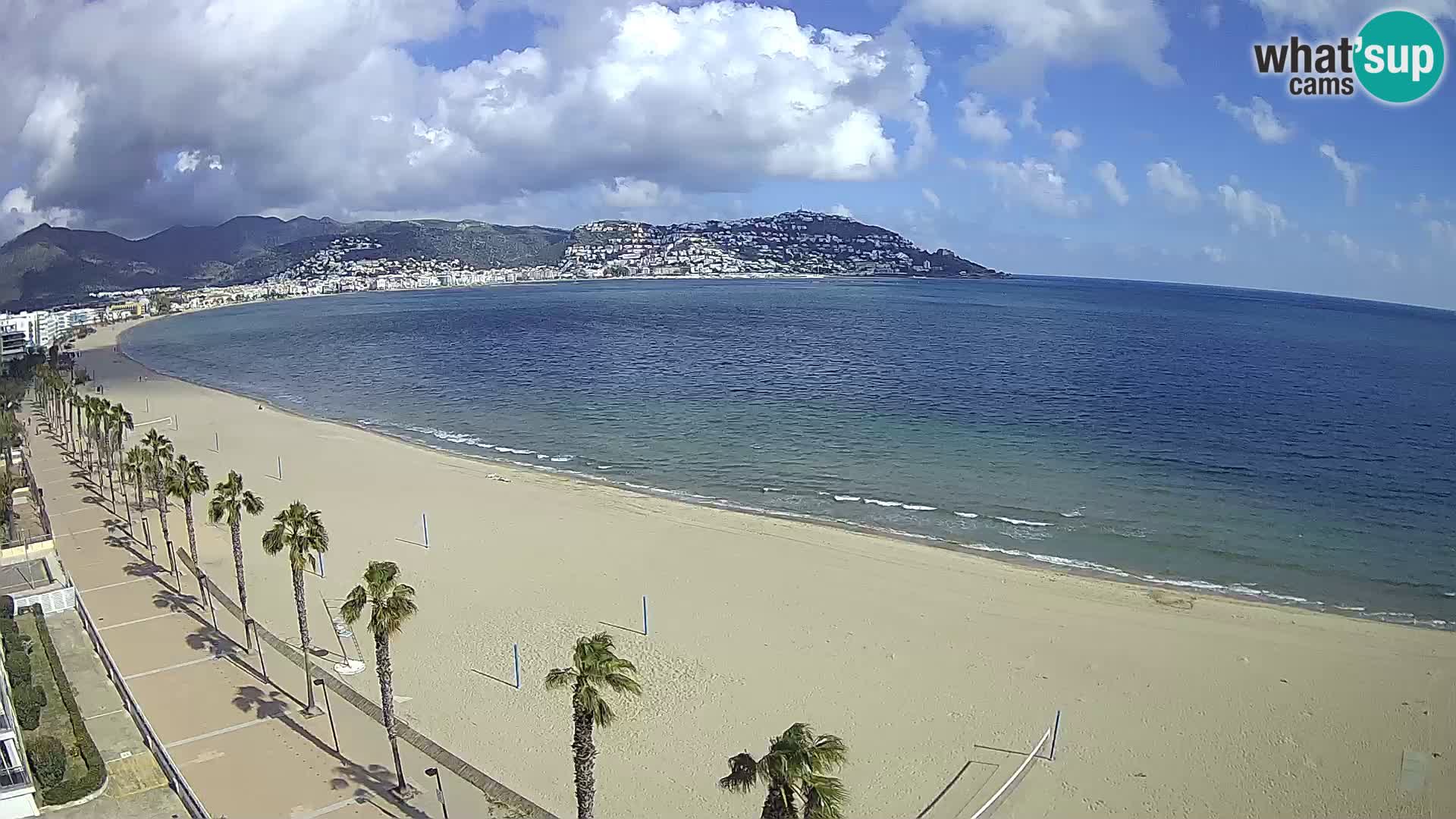 Live cam Roses  – Costa Brava spiaggia – Hotel MonteCarlo