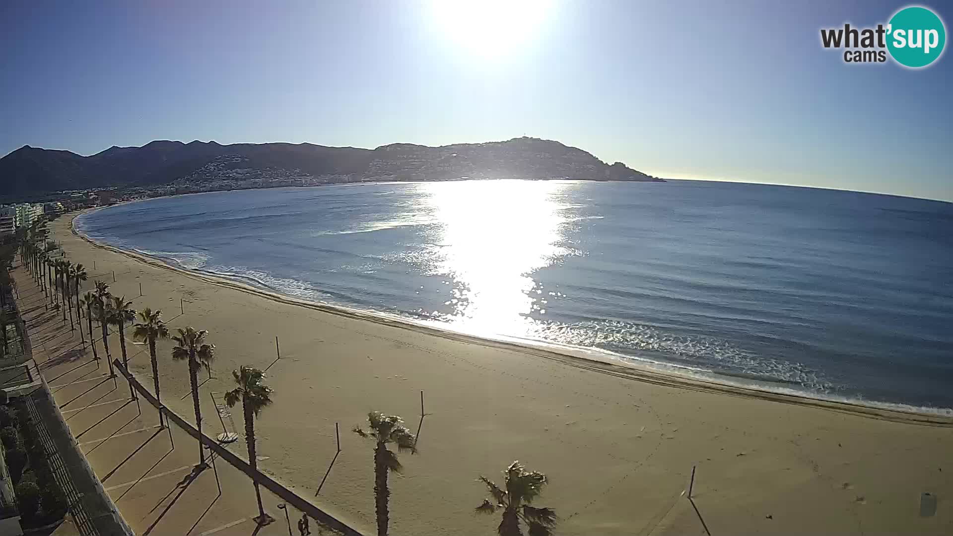 Roses camera en vivo playa Costa Brava- Hotel MonteCarlo