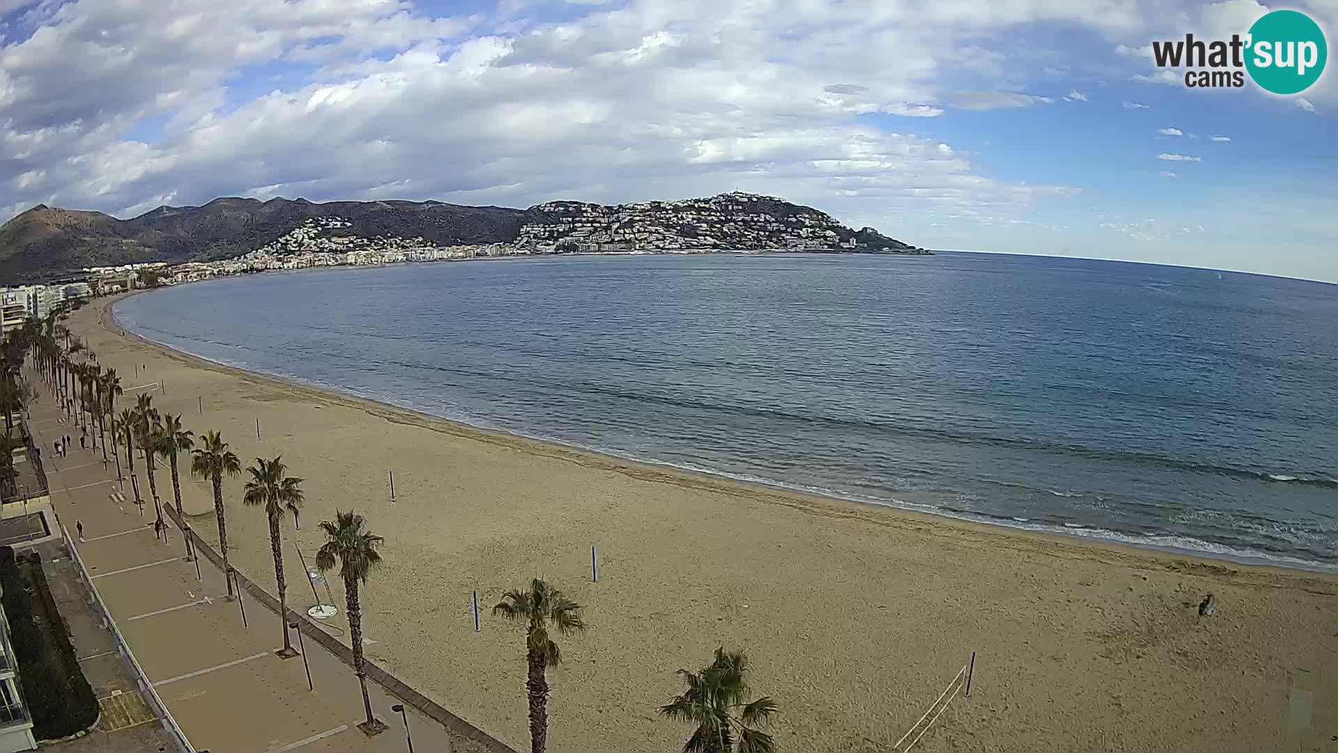 LIVEcam Roses plage Costa Brava – Hotel Montecarlo webcam Espagne