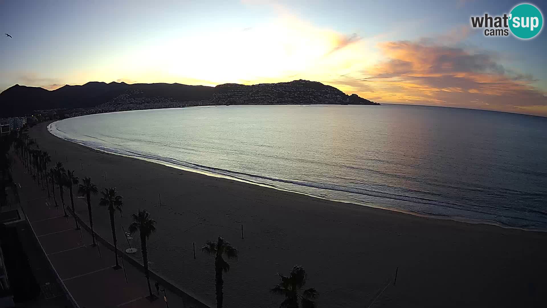 Live cam Roses  – Costa Brava spiaggia – Hotel MonteCarlo