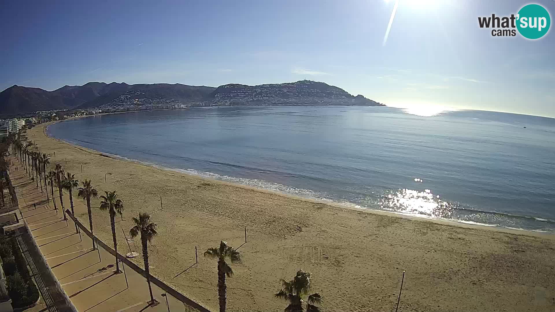 LIVEcam Roses plage Costa Brava – Hotel Montecarlo webcam Espagne
