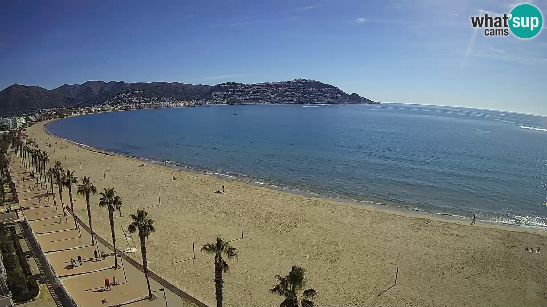 Roses camera en vivo playa Costa Brava- Hotel MonteCarlo
