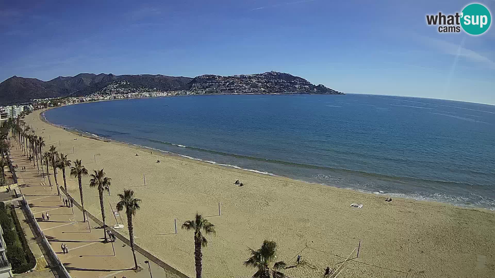 Webcam Costa Brava Roses Strand – Montecarlo Hotel livecam Spanien