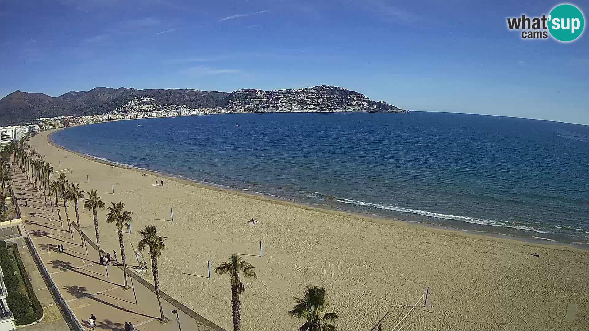 Roses camera en vivo playa Costa Brava- Hotel MonteCarlo