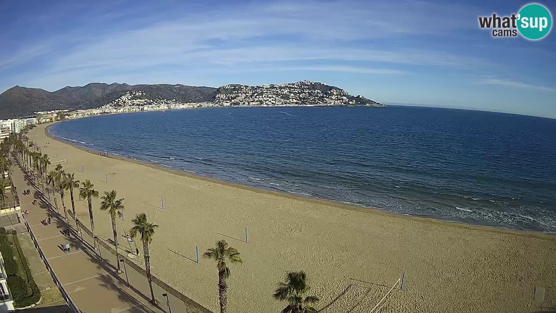 Roses camera en vivo playa Costa Brava- Hotel MonteCarlo