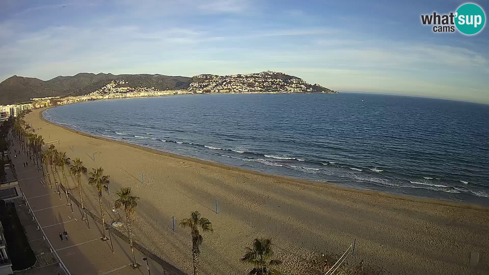 Live cam Roses  – Costa Brava spiaggia – Hotel MonteCarlo