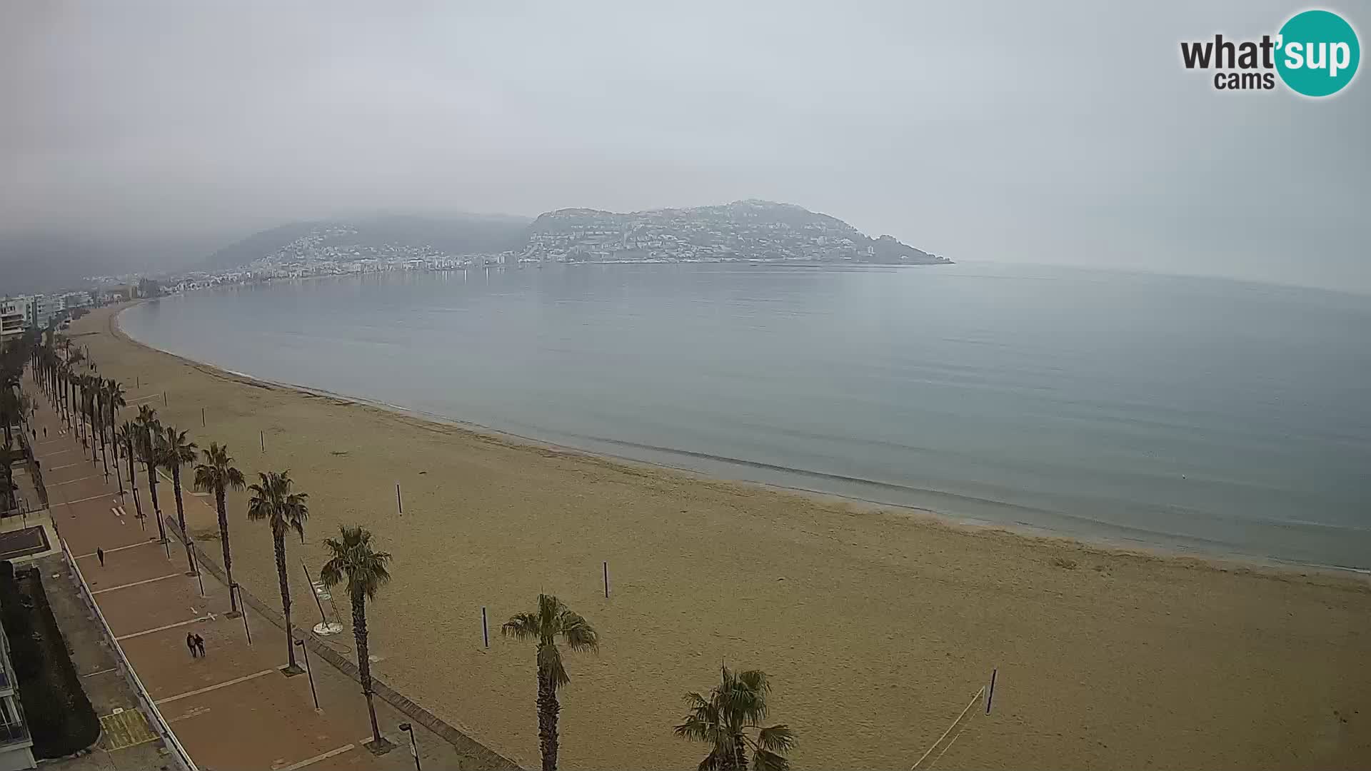 LIVEcam Roses plage Costa Brava – Hotel Montecarlo webcam Espagne