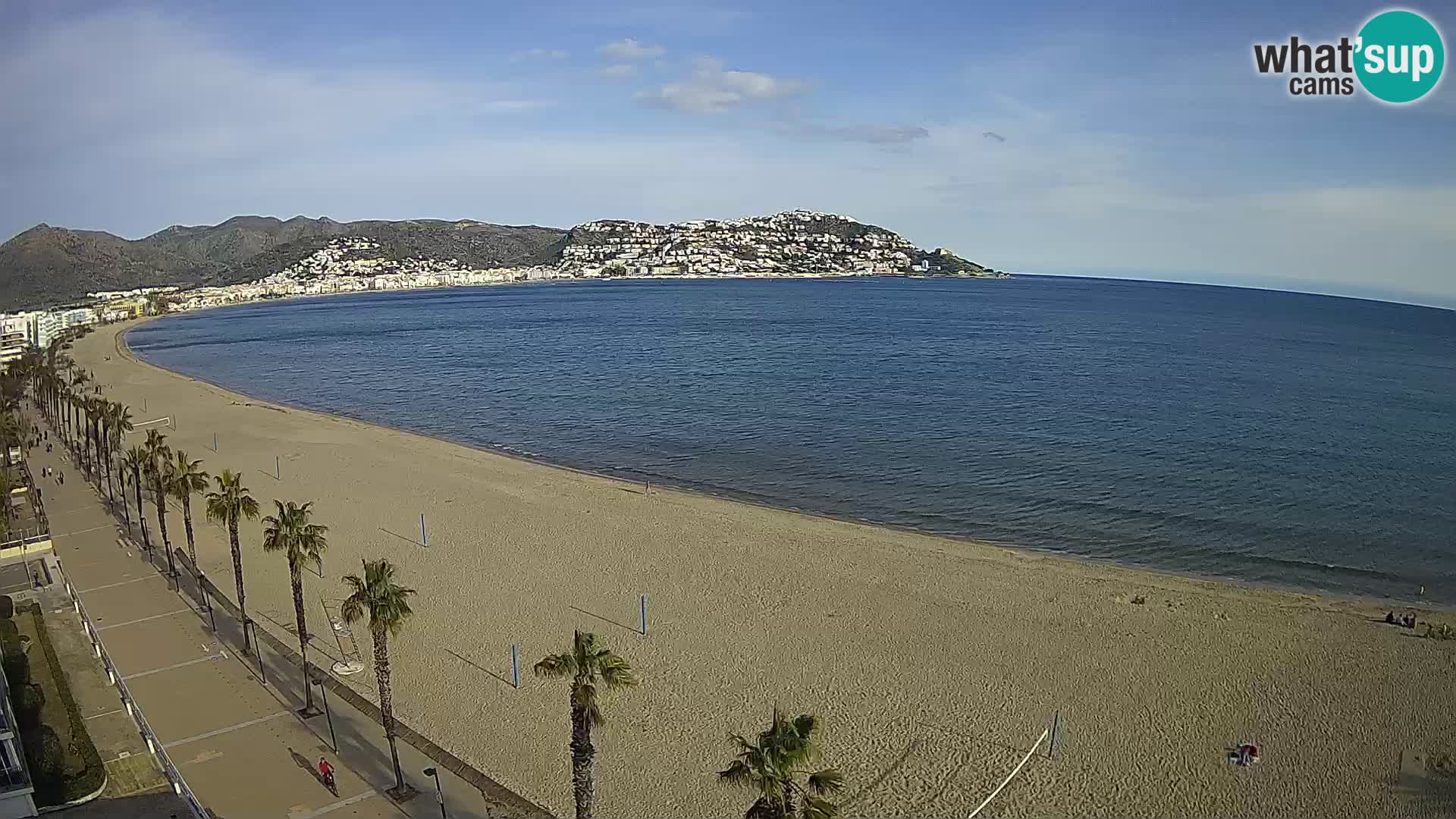 LIVEcam Roses plage Costa Brava – Hotel Montecarlo webcam Espagne