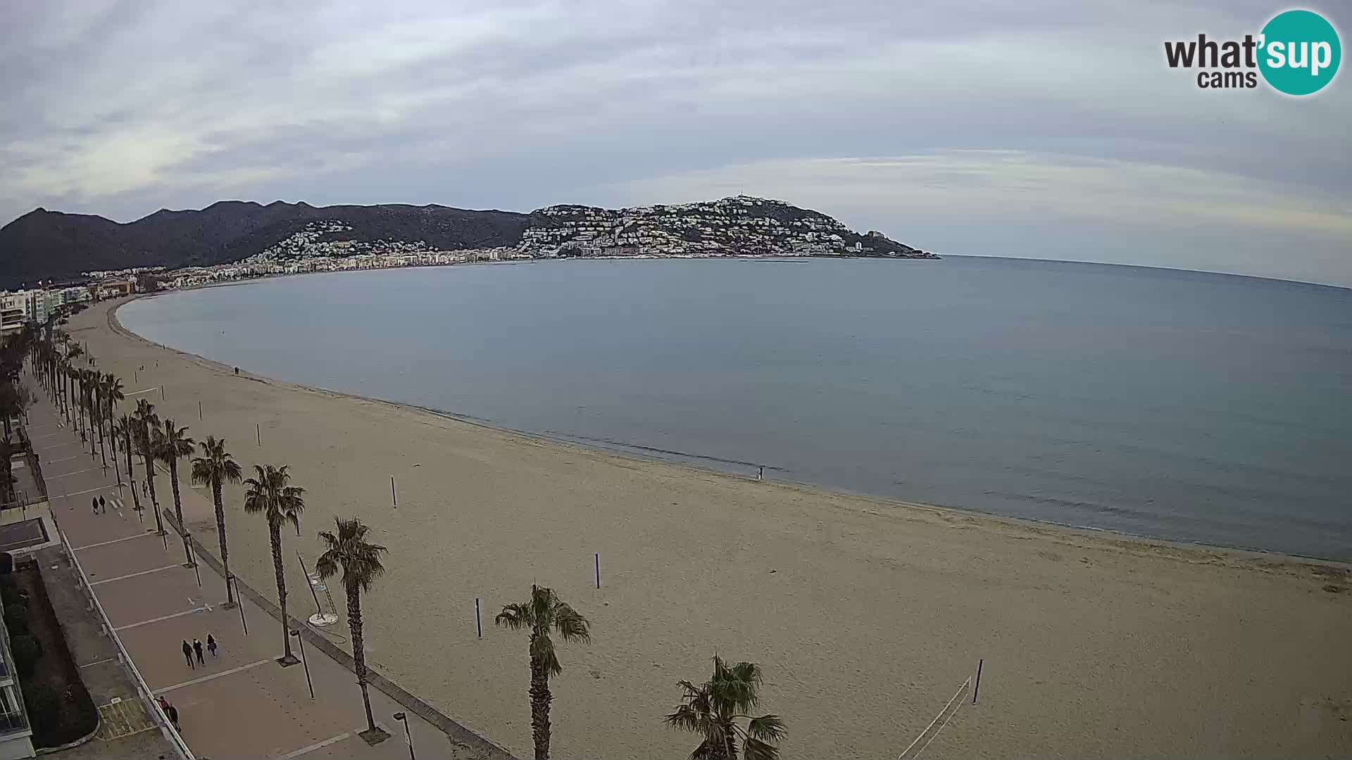 LIVEcam Roses plage Costa Brava – Hotel Montecarlo webcam Espagne