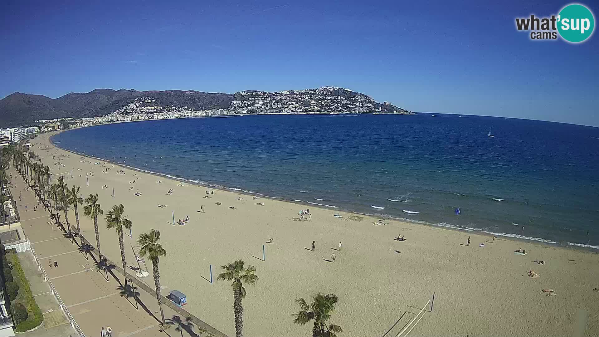 Live cam Roses  – Costa Brava spiaggia – Hotel MonteCarlo