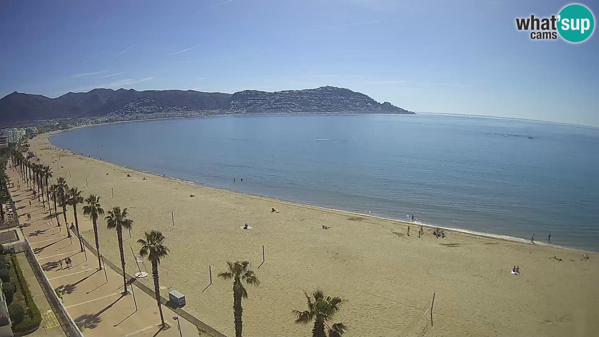 Webcam Costa Brava Roses Strand – Montecarlo Hotel livecam Spanien