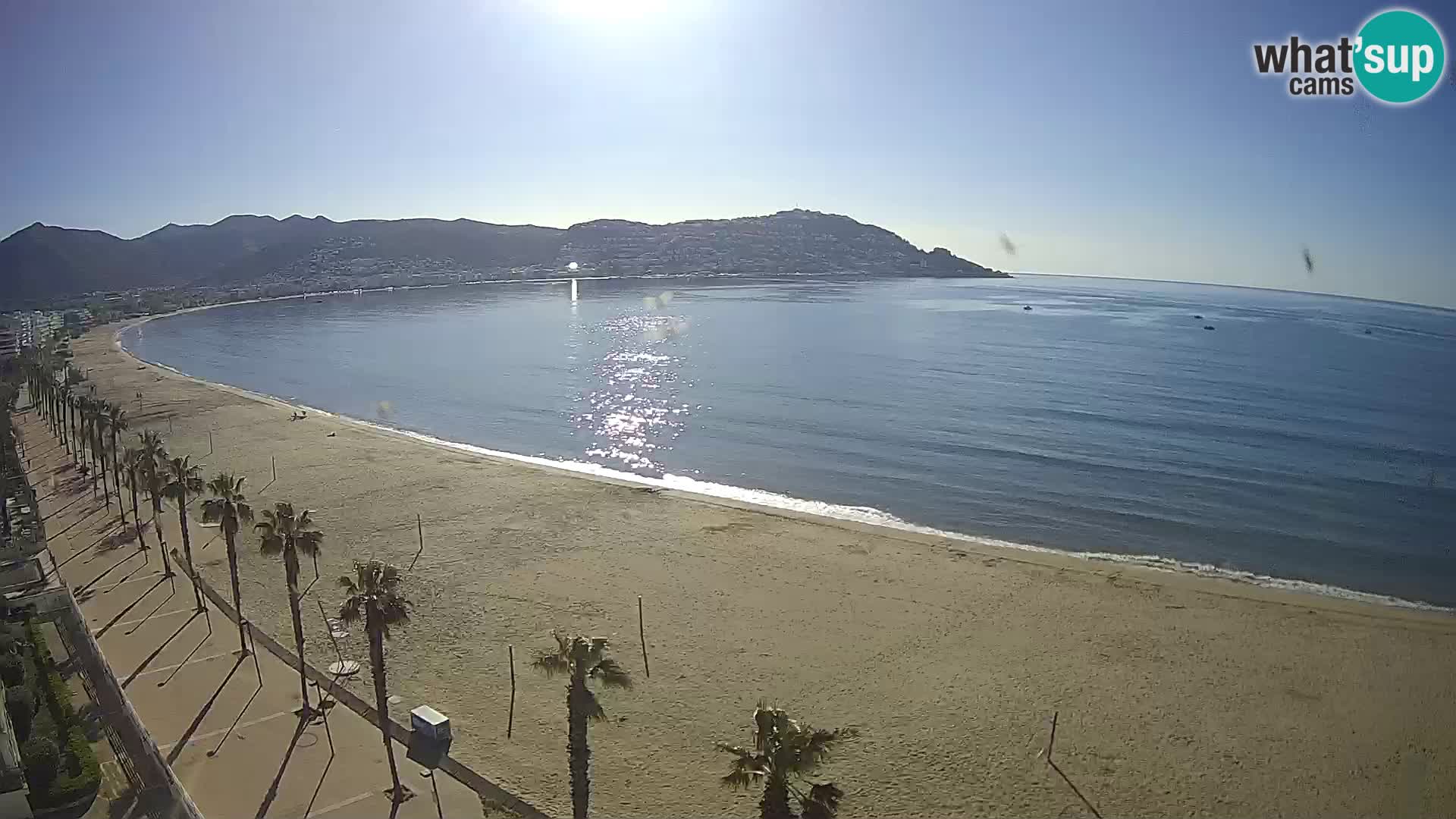 Roses camera en vivo playa Costa Brava- Hotel MonteCarlo