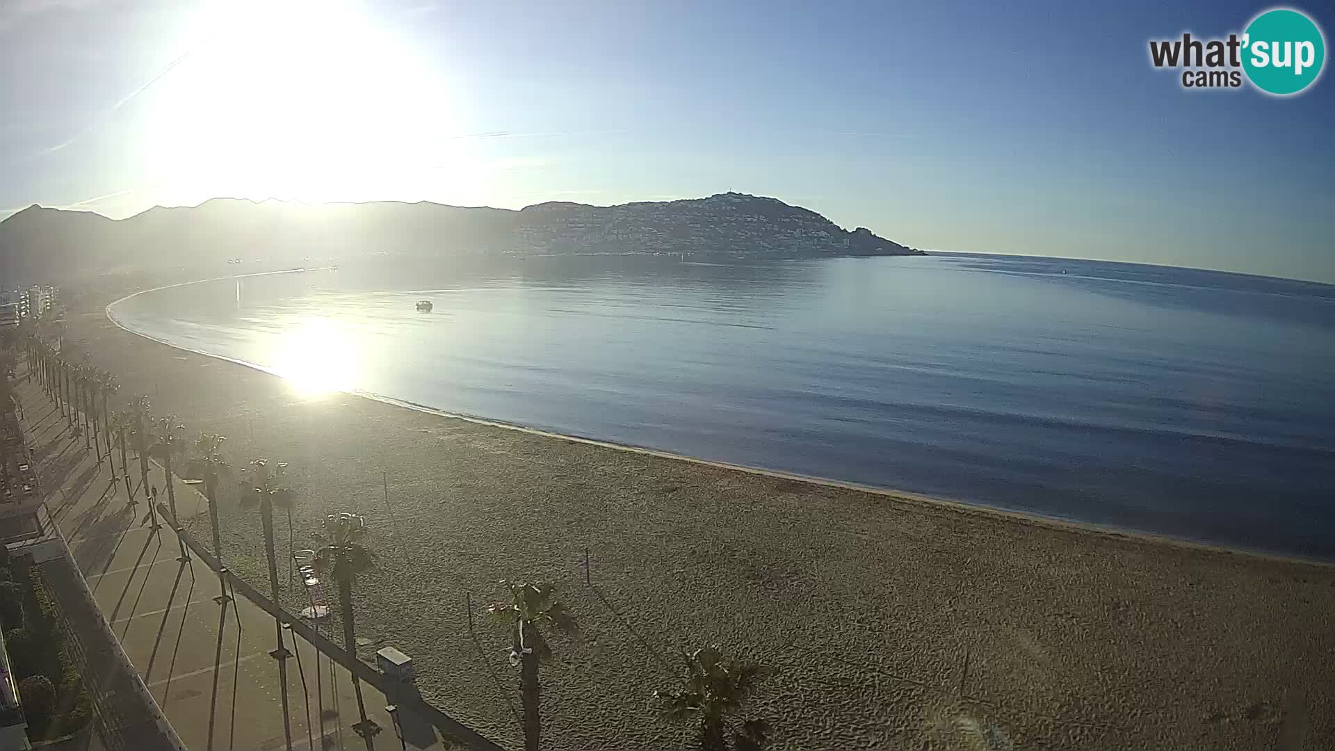 Webcam Costa Brava Roses Strand – Montecarlo Hotel livecam Spanien