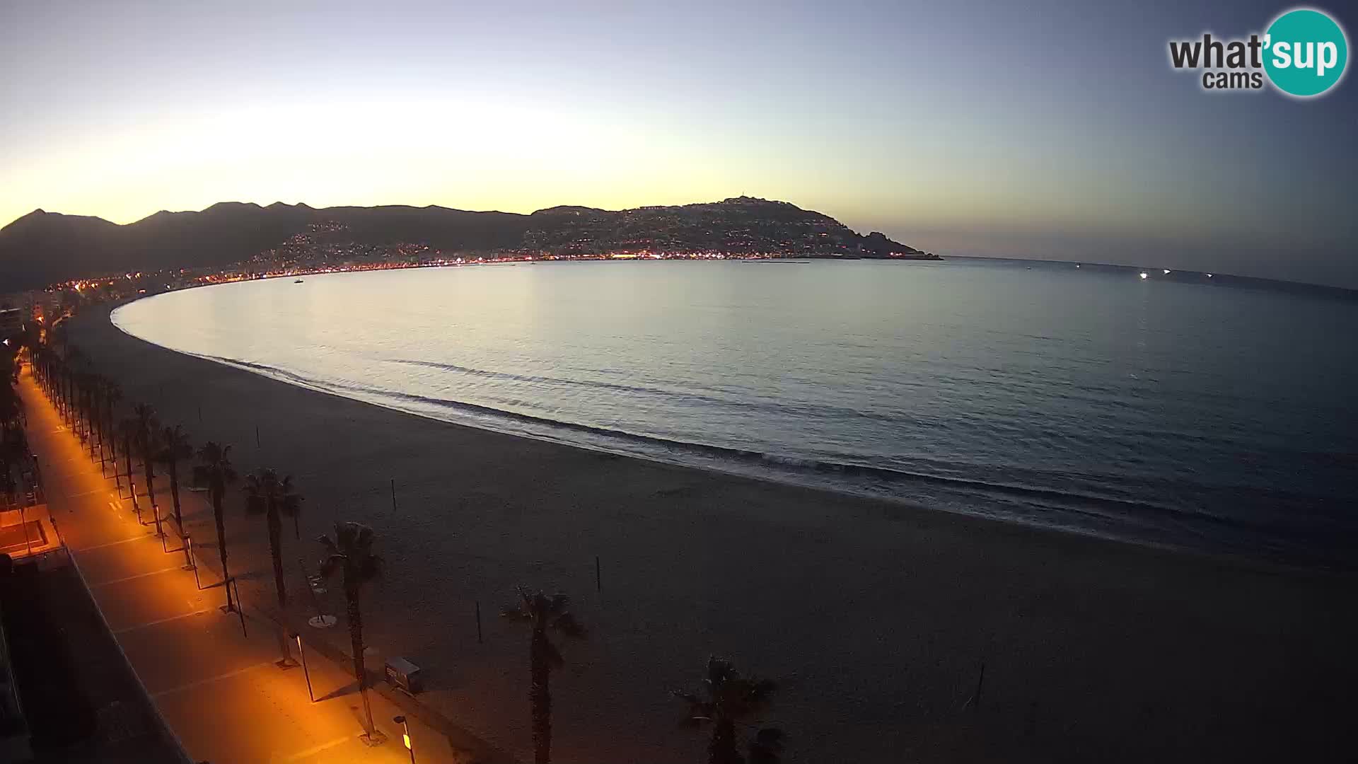 Live cam Roses  – Costa Brava spiaggia – Hotel MonteCarlo