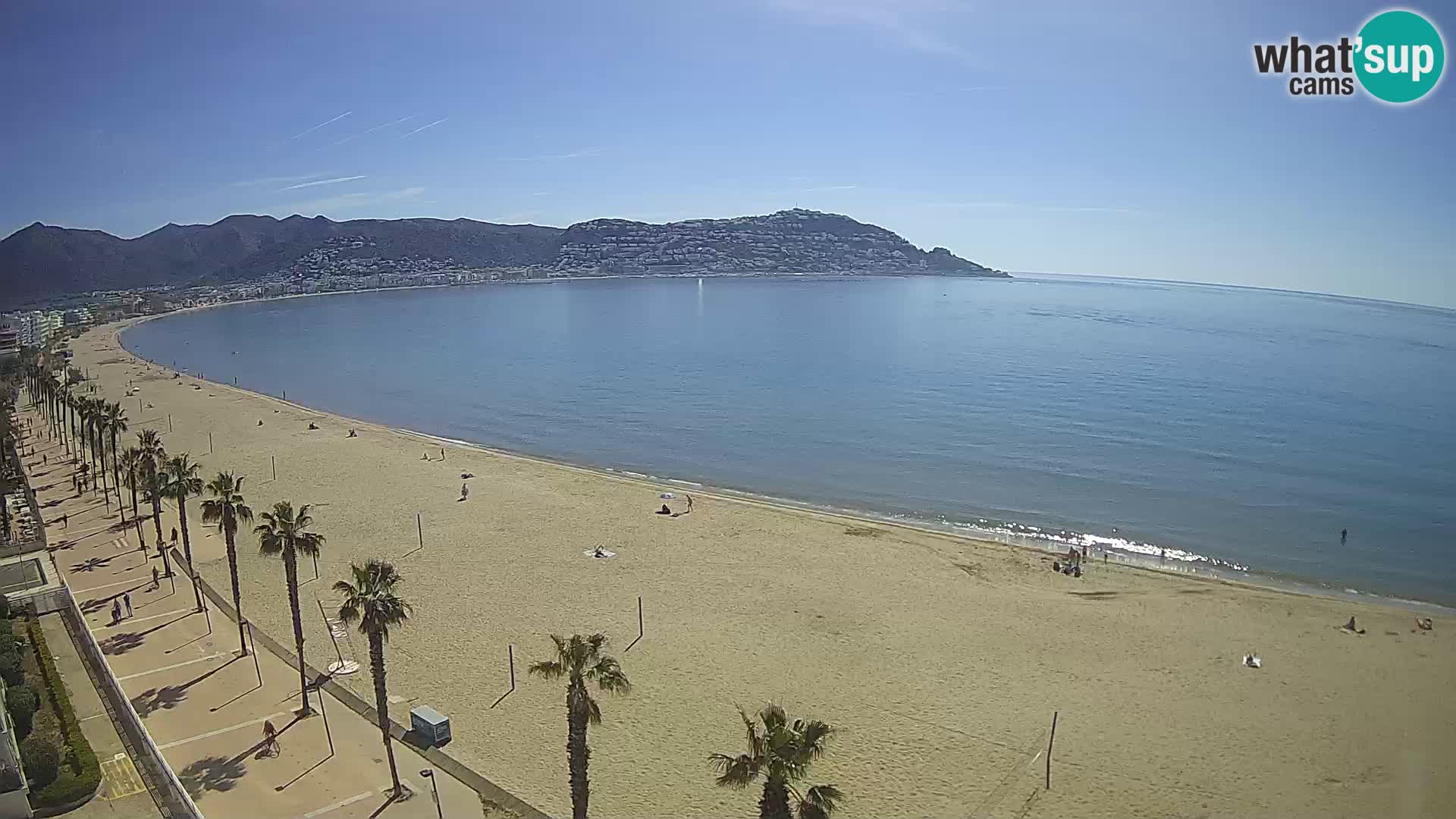 Live cam Roses  – Costa Brava spiaggia – Hotel MonteCarlo