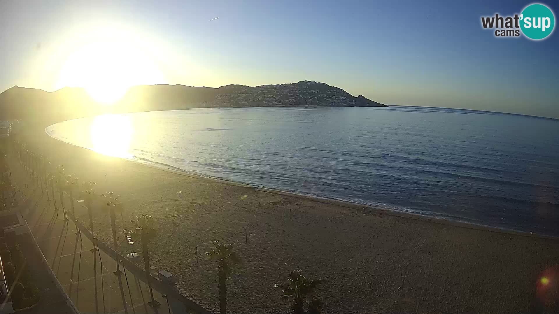 LIVEcam Roses plage Costa Brava – Hotel Montecarlo webcam Espagne