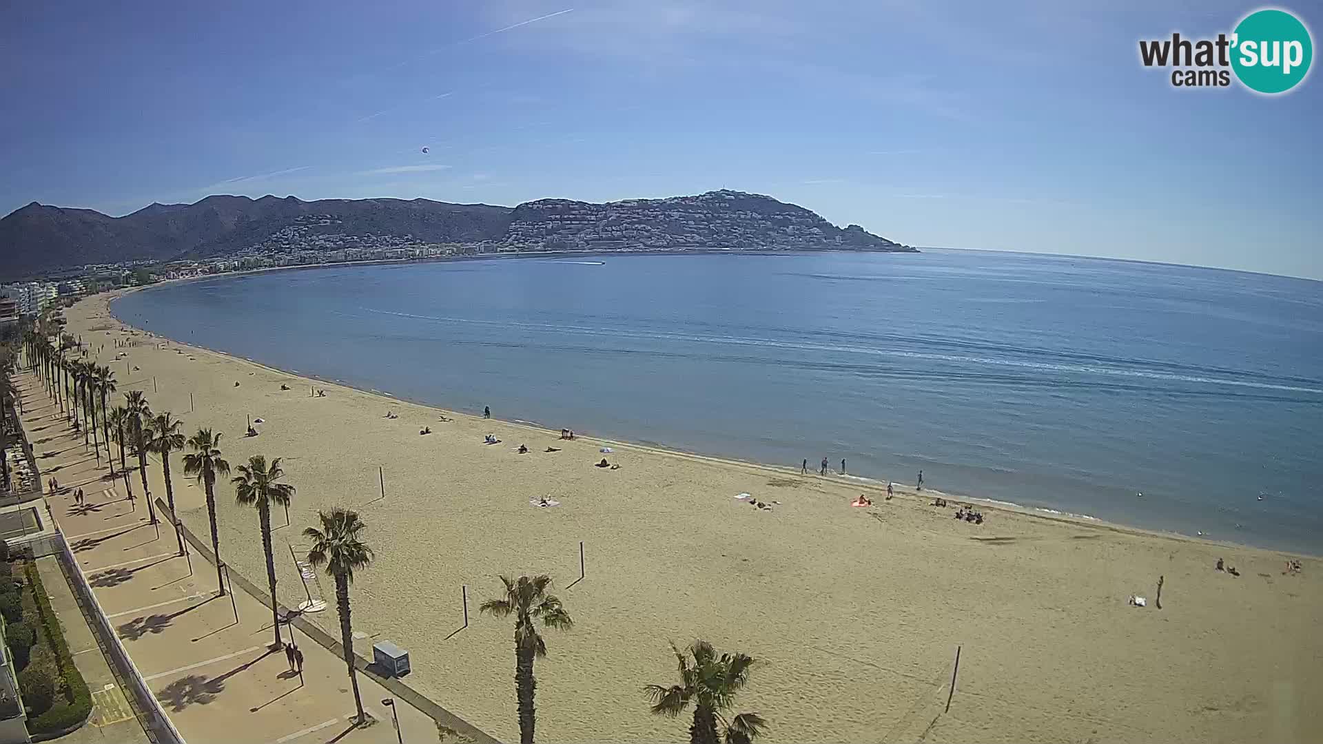 Webcam Costa Brava Roses Strand – Montecarlo Hotel livecam Spanien