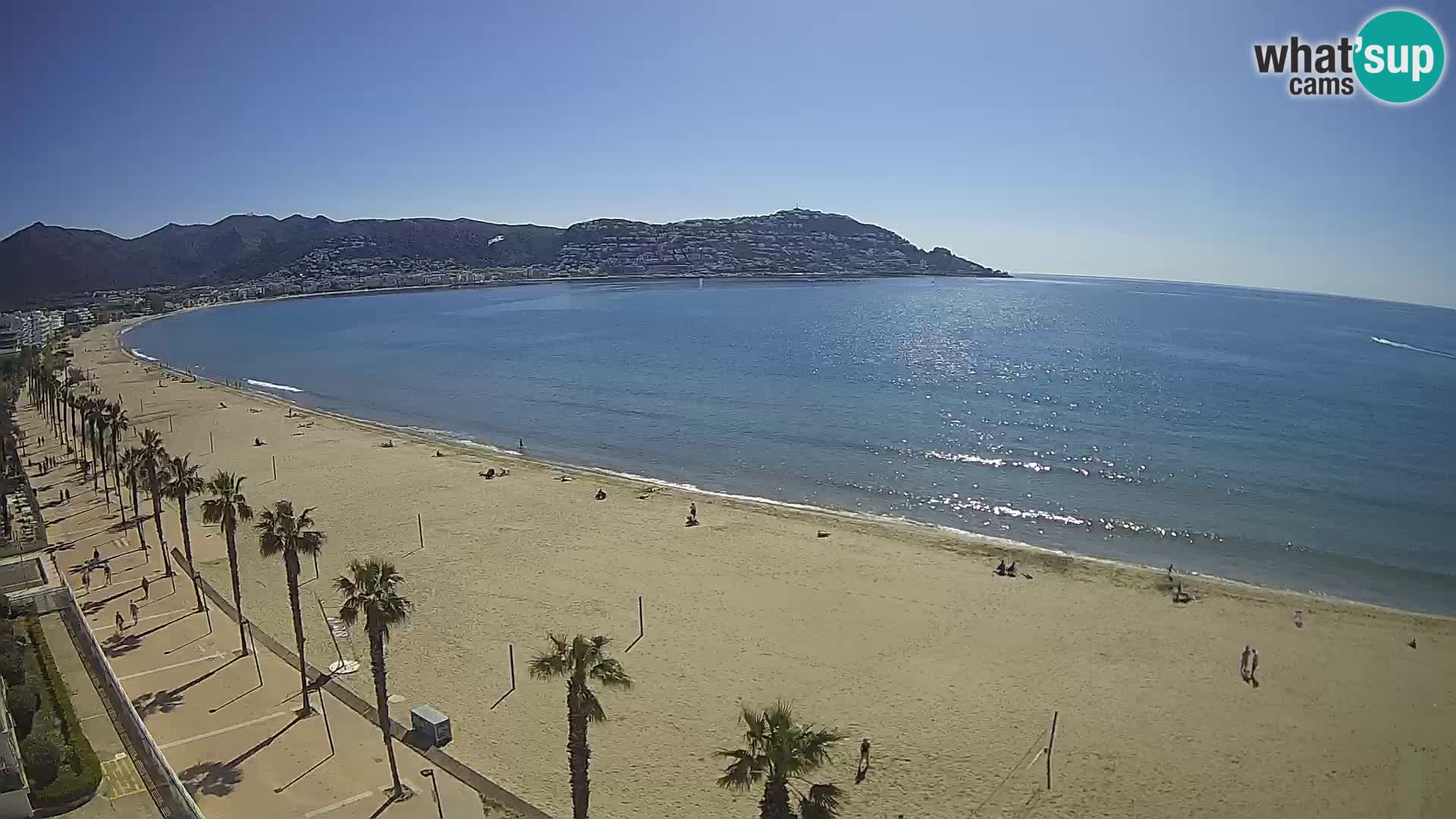 Live cam Roses  – Costa Brava spiaggia – Hotel MonteCarlo