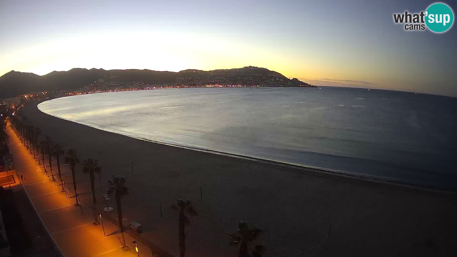 LIVEcam Roses plage Costa Brava – Hotel Montecarlo webcam Espagne