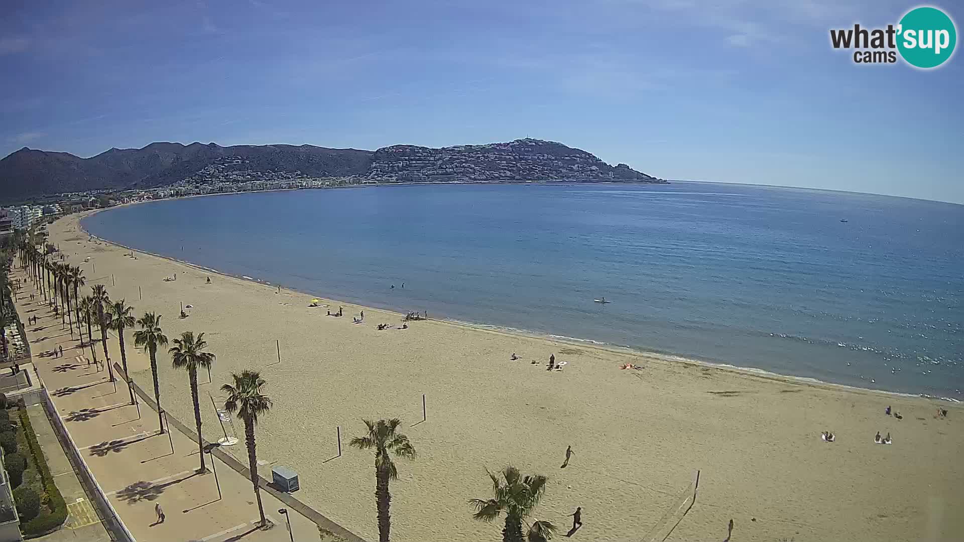 Webcam Costa Brava Roses Strand – Montecarlo Hotel livecam Spanien