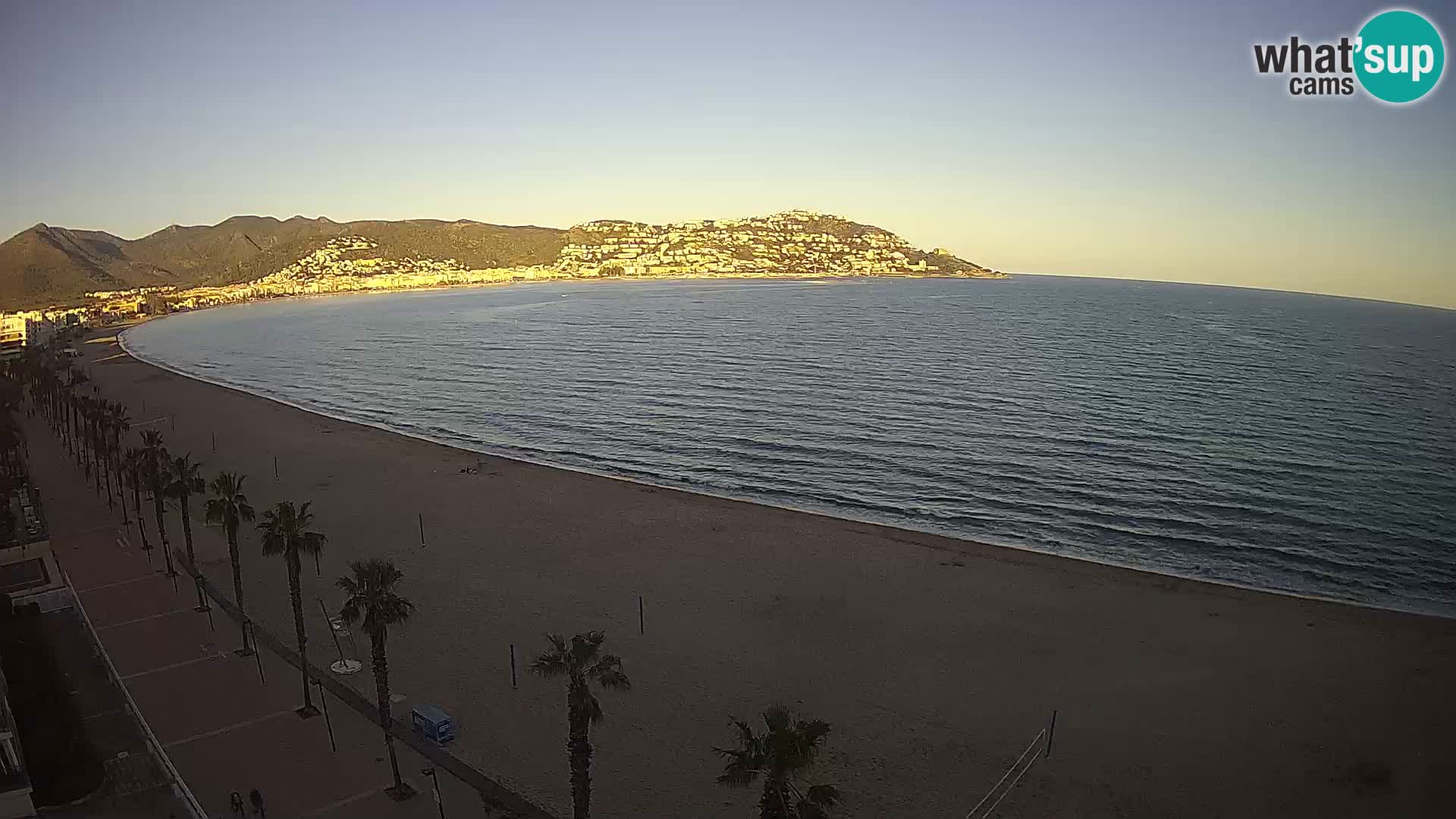 Webcam Costa Brava Roses Strand – Montecarlo Hotel livecam Spanien