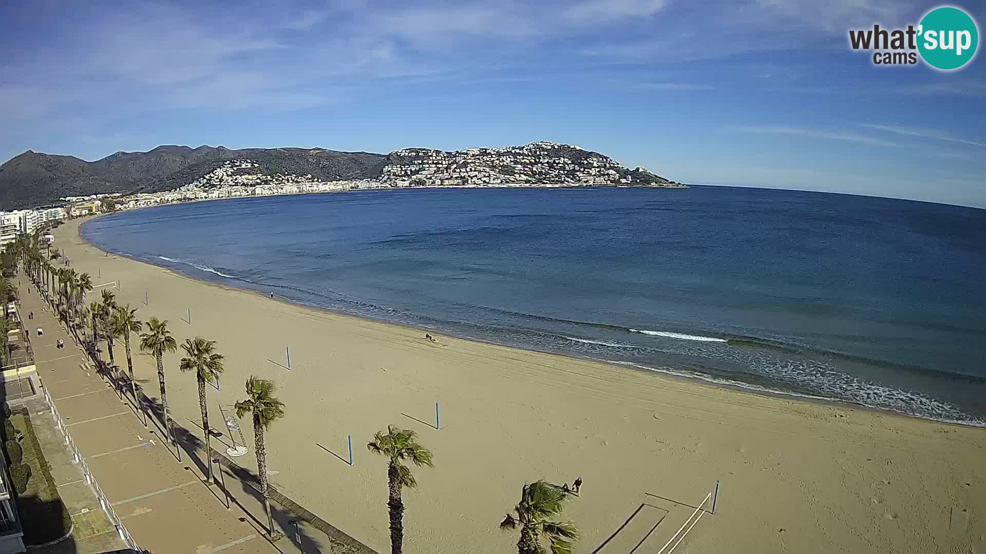 Webcam Costa Brava Roses Strand – Montecarlo Hotel livecam Spanien