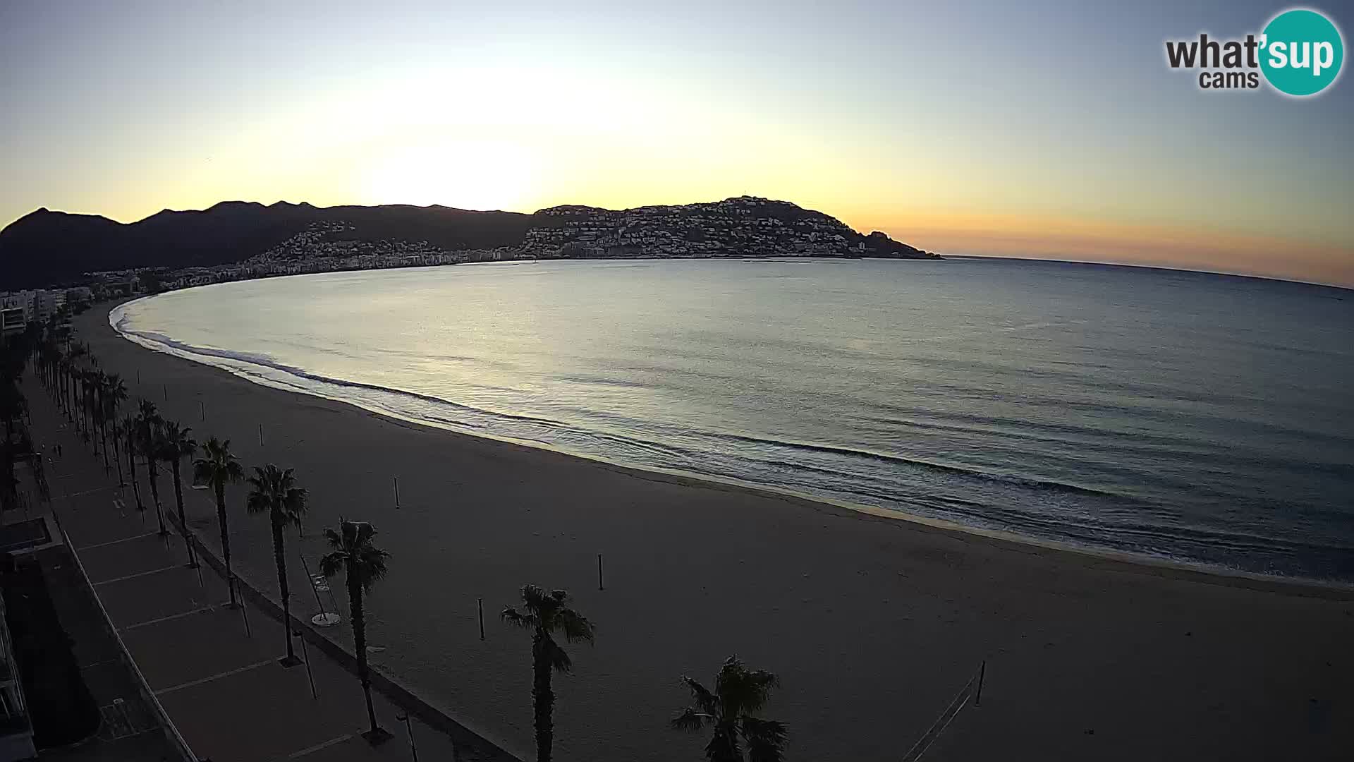 LIVEcam Roses plage Costa Brava – Hotel Montecarlo webcam Espagne