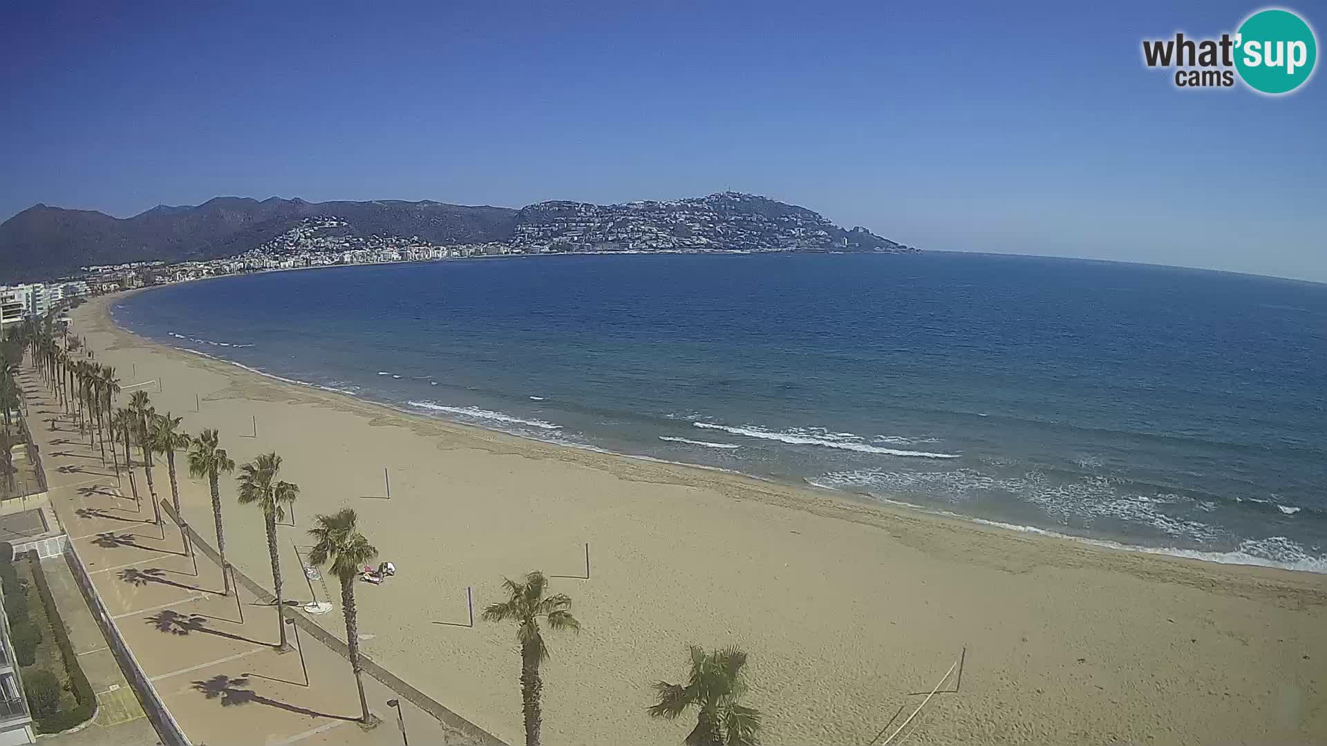 Live cam Roses  – Costa Brava spiaggia – Hotel MonteCarlo