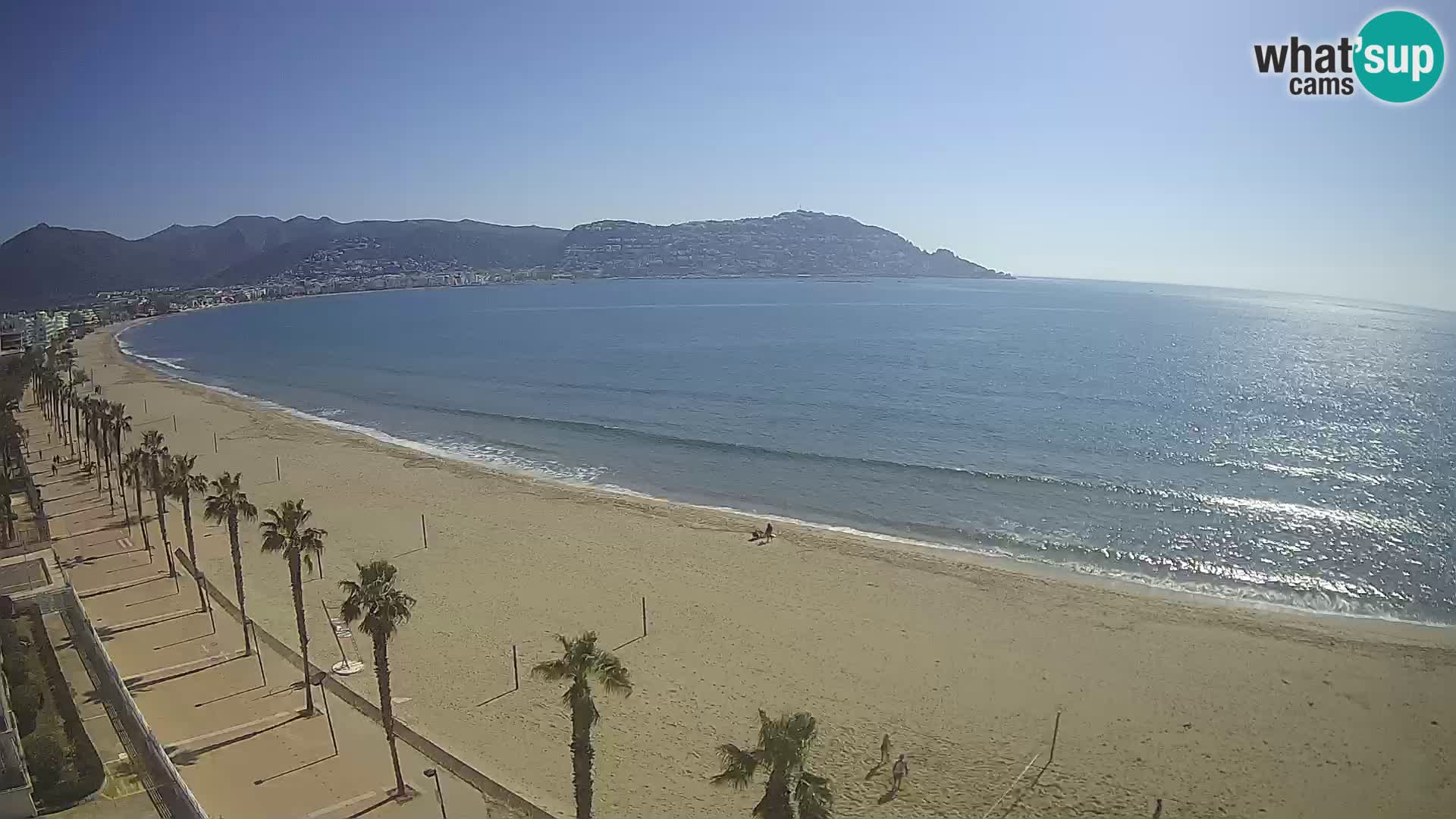 Webcam Costa Brava Roses Strand – Montecarlo Hotel livecam Spanien