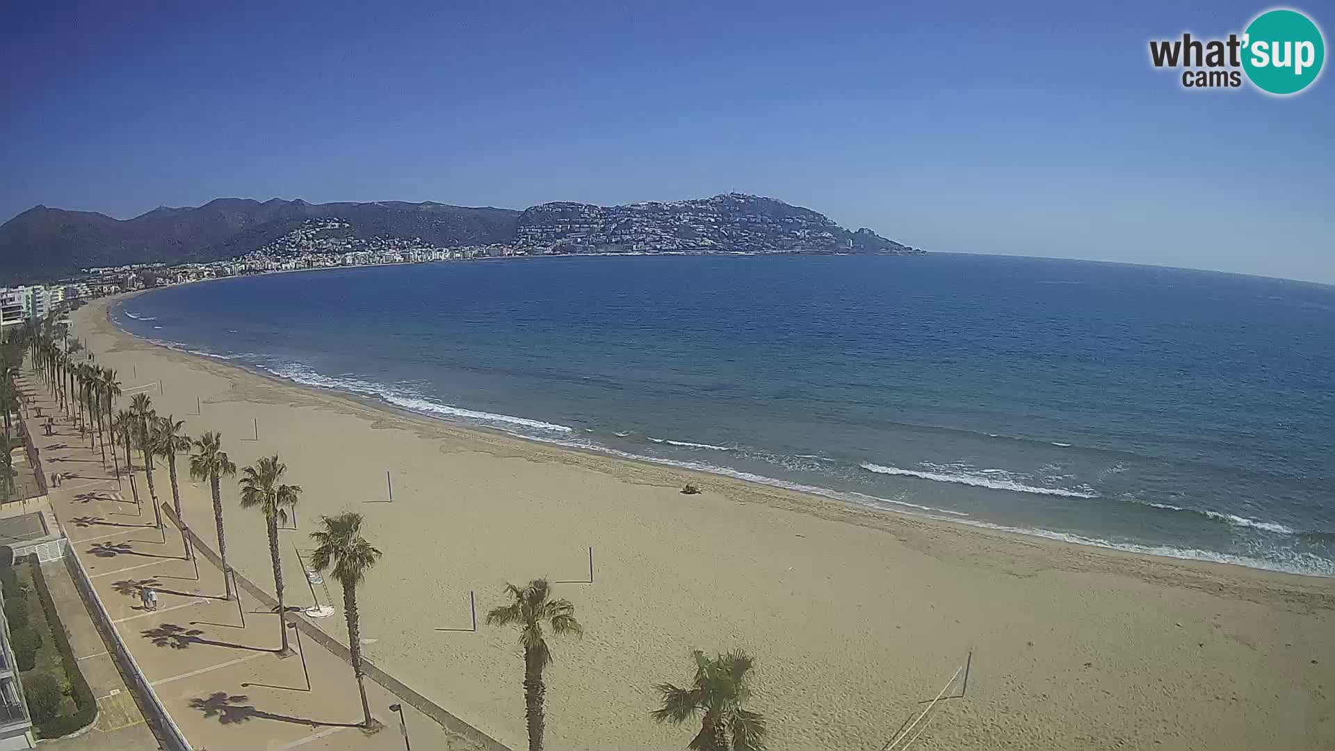 Webcam Costa Brava Roses Strand – Montecarlo Hotel livecam Spanien