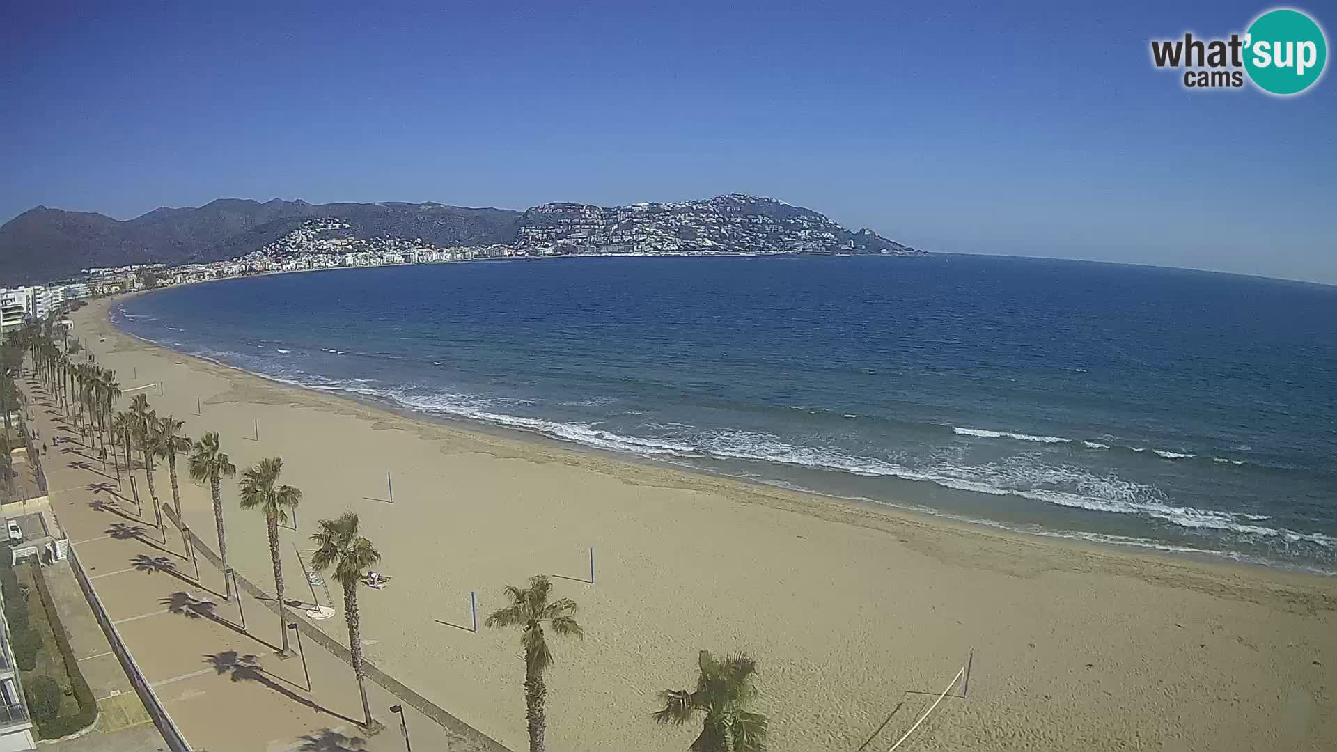 Live cam Roses  – Costa Brava spiaggia – Hotel MonteCarlo