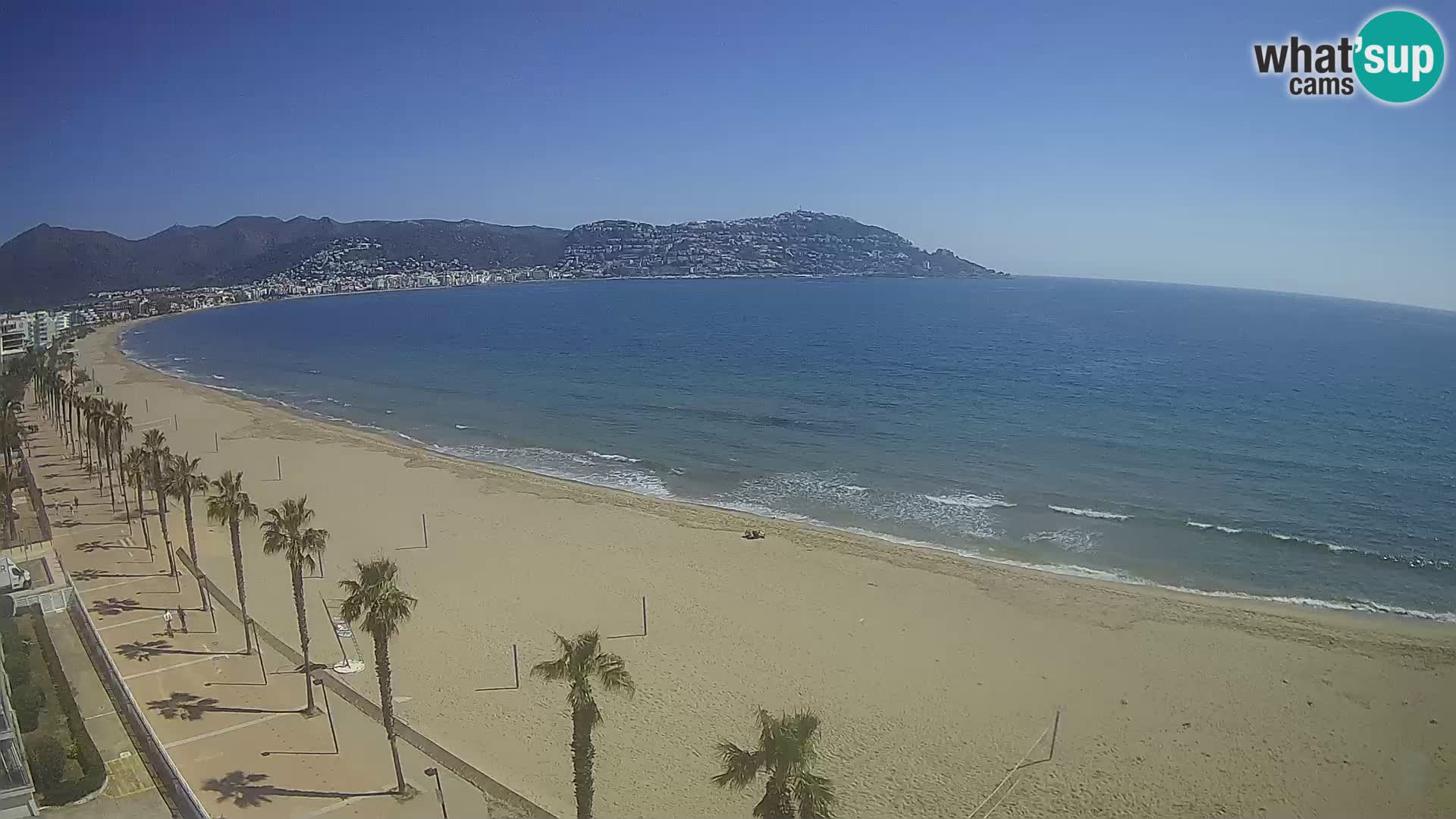 Roses camera en vivo playa Costa Brava- Hotel MonteCarlo