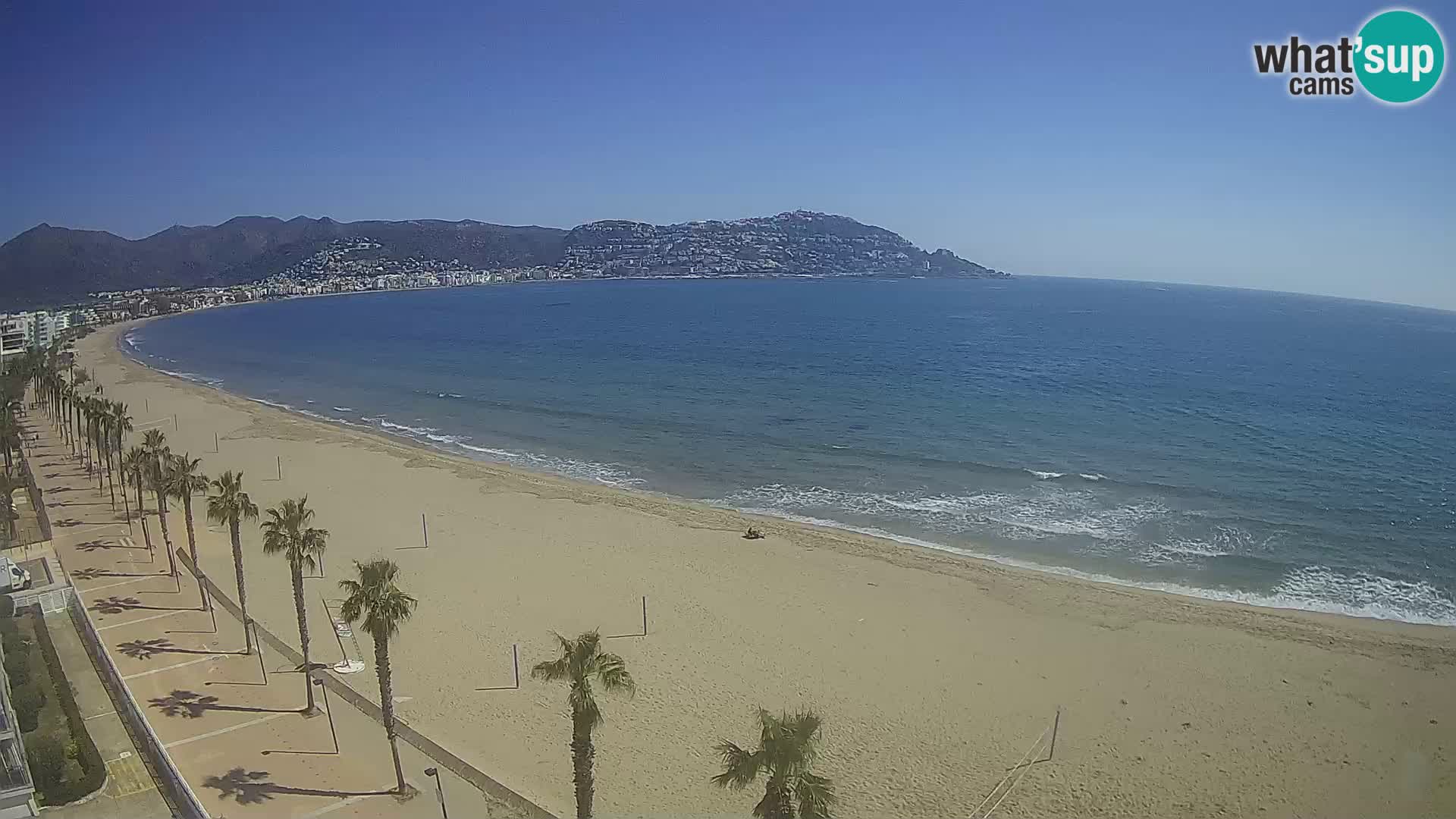 Webcam Costa Brava Roses Strand – Montecarlo Hotel livecam Spanien