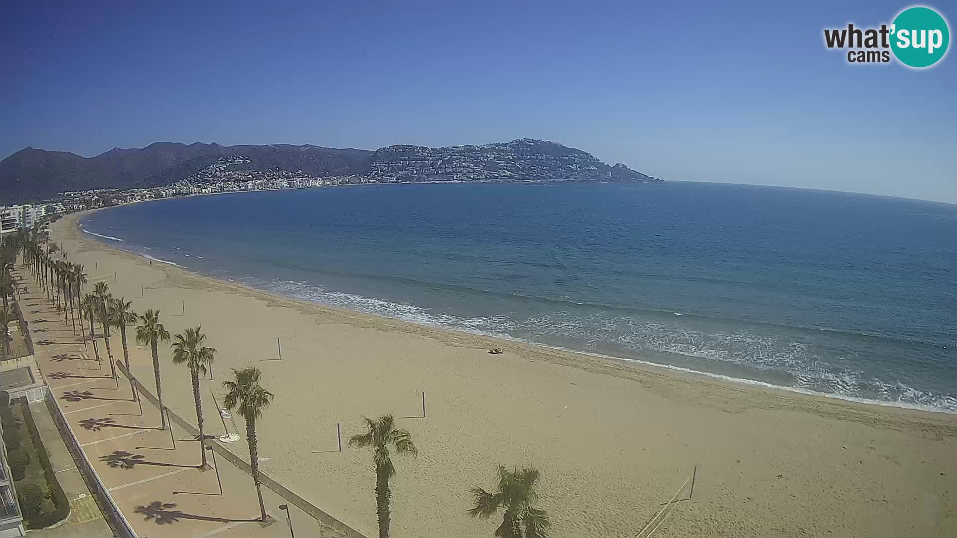 Roses camera en vivo playa Costa Brava- Hotel MonteCarlo