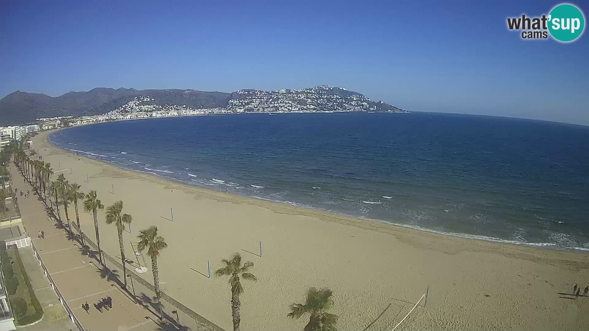Live cam Roses  – Costa Brava spiaggia – Hotel MonteCarlo